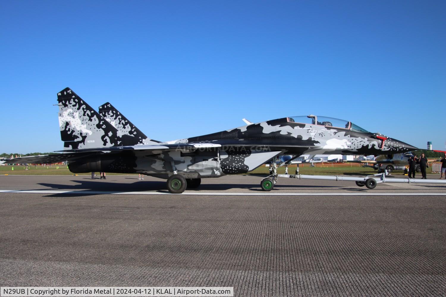 N29UB, 1989 Mikoyan-Gurevich MiG-29UB C/N 50903014896, Mig-29 zx