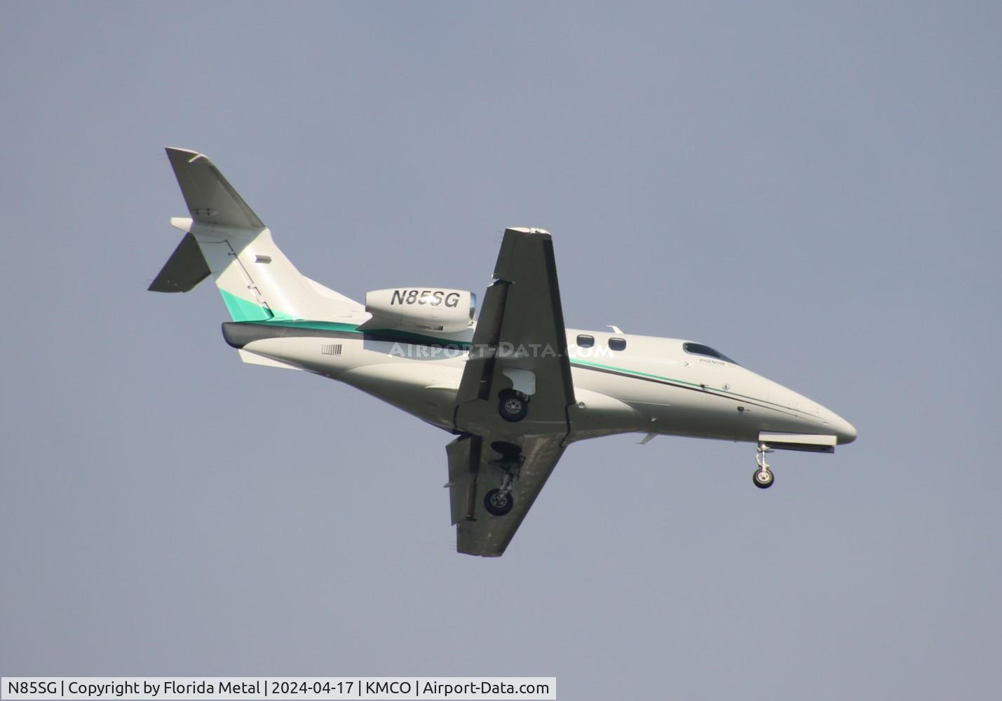 N85SG, 2010 Embraer EMB-500 Phenom 100 C/N 50000181, Phenom 100 zx ECP-MCO