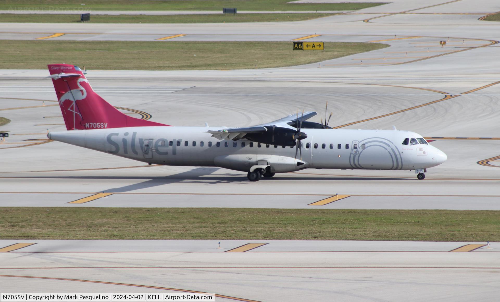 N705SV, 2012 ATR 72-600 (72-212A) C/N 1038, ATR 72-600