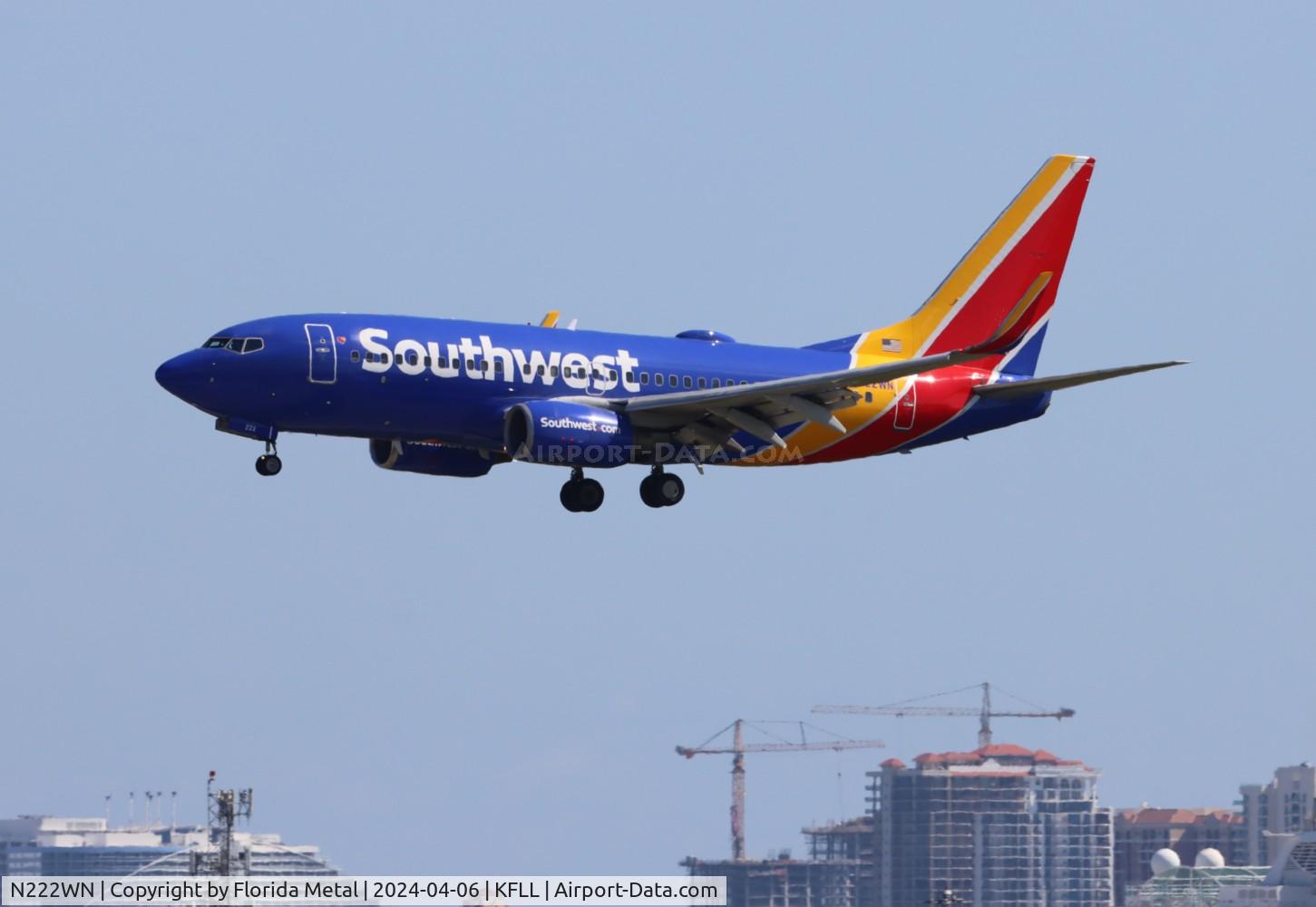 N222WN, 2005 Boeing 737-7H4 C/N 34290, SWA 737 zx MDW-FLL