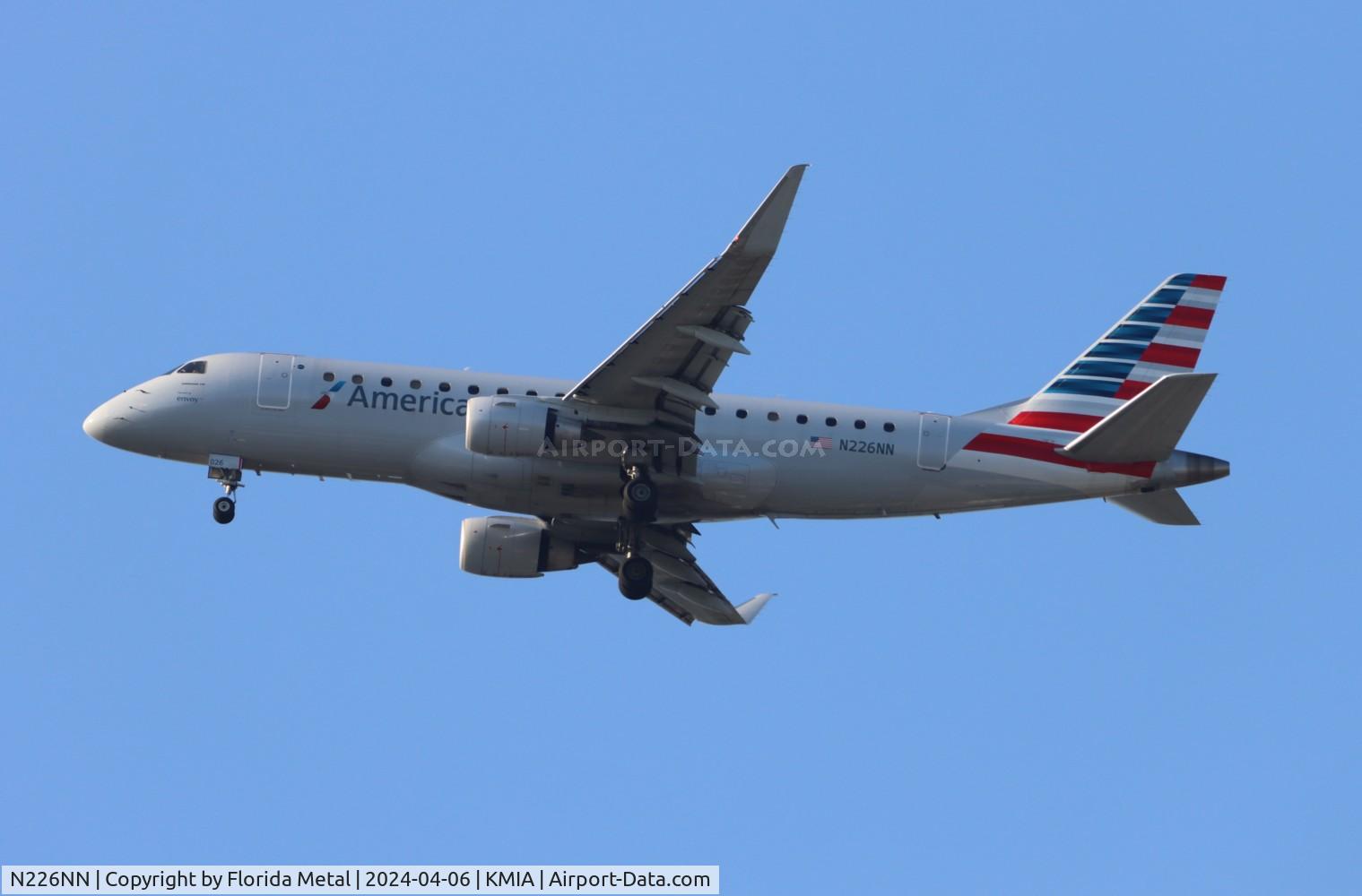 N226NN, 2016 Embraer 175LR (ERJ-170-200LR) C/N 17000540, ENY/AE E175 zx FPO-MIA in from Free Port BHS