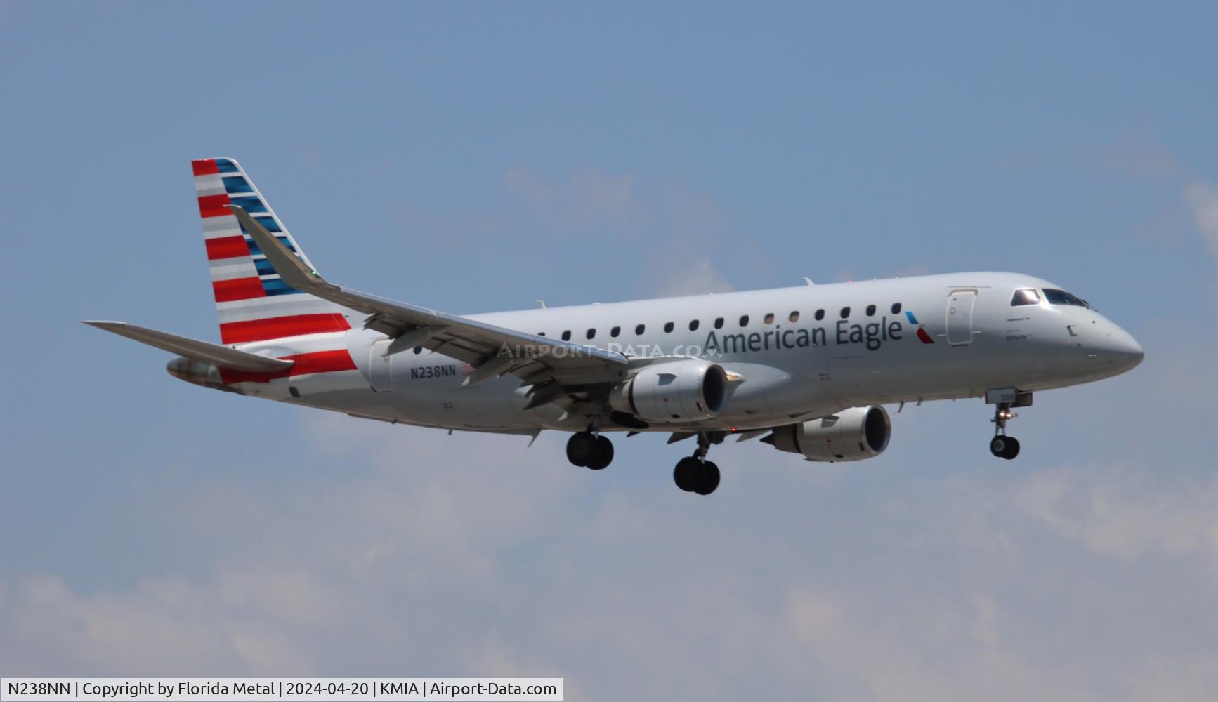 N238NN, 2016 Embraer 175LR (ERJ-170-200LR) C/N 17000584, ENY/AE E175 zx GGT /MYEF - MIA   Exuma BHS