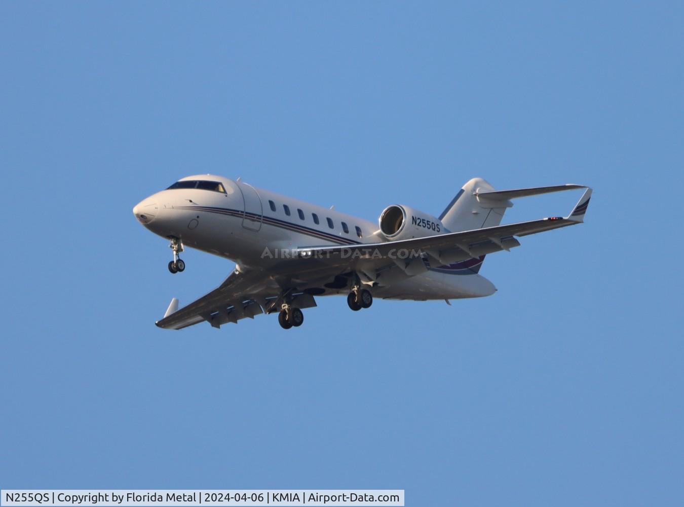 N255QS, 2023 Bombardier Challenger 650 C/N 6188, NetJets Challenger 650 zx TEB-MIA