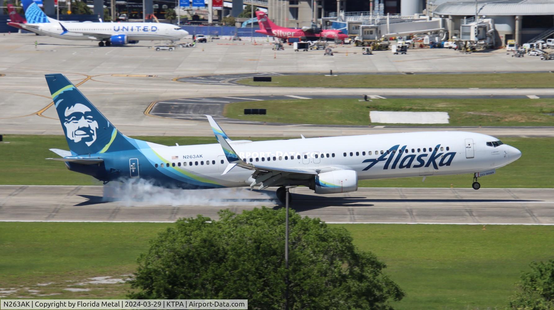 N263AK, 2016 Boeing 737-990/ER C/N 62471, ASA 739 zx SAN-TPA