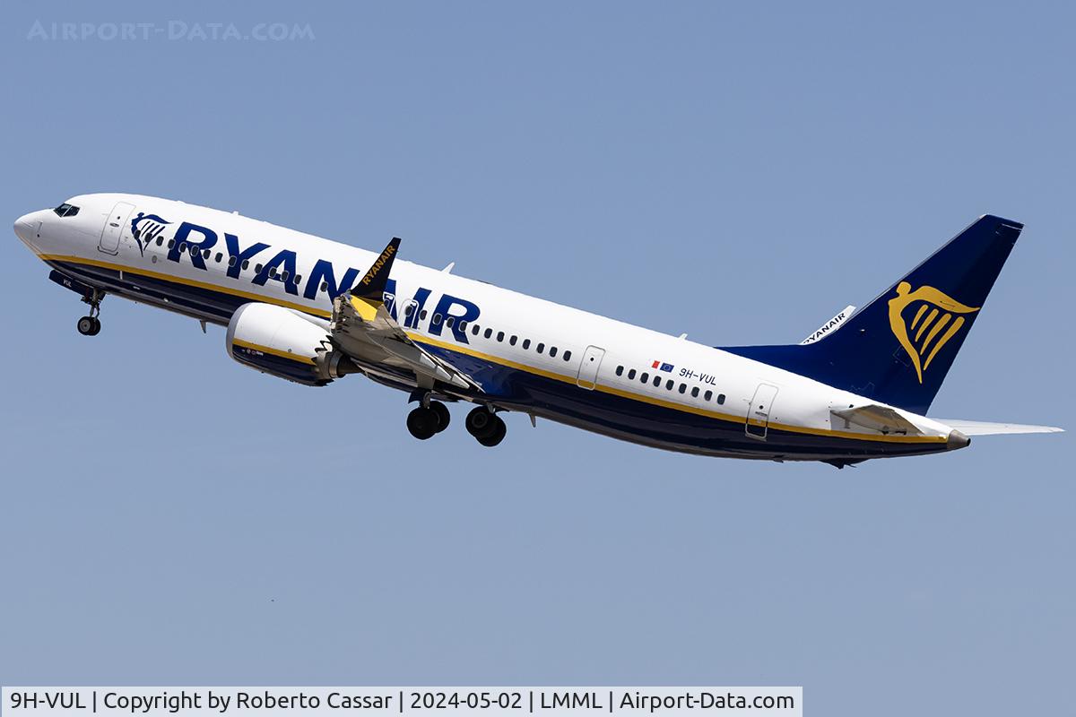 9H-VUL, 2021 Boeing 737-8-200 MAX C/N 62332, Runway 31