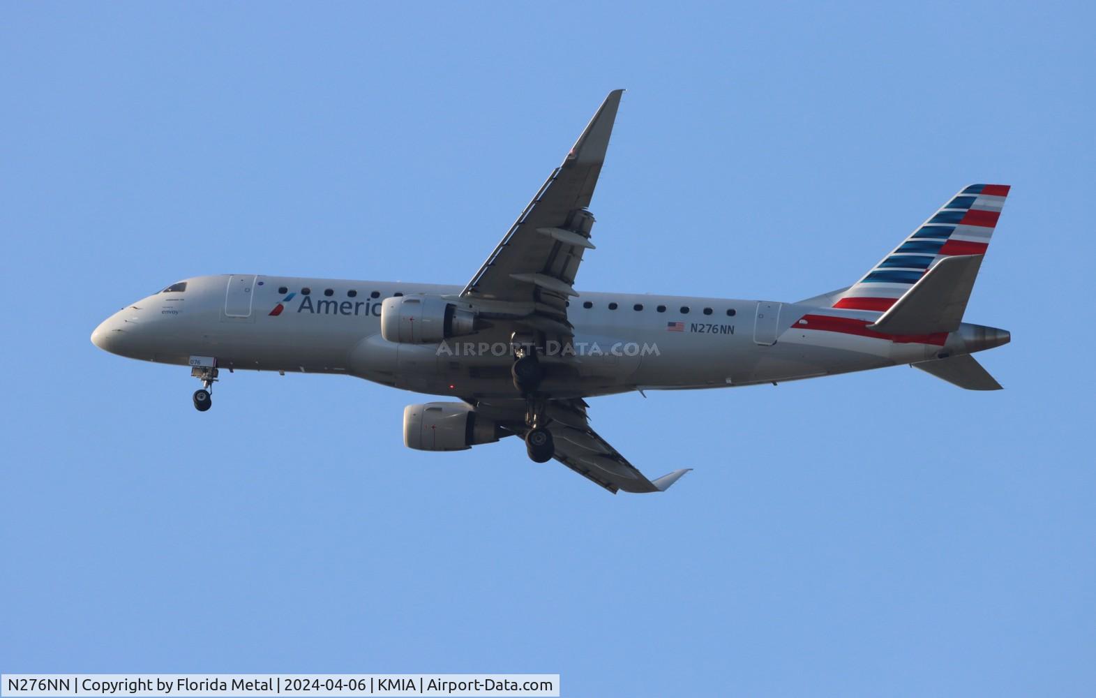 N276NN, 2019 Embraer 175LR (ERJ-170-200LR) C/N 17000781, ENY/AE E175 zx RDU-MIA