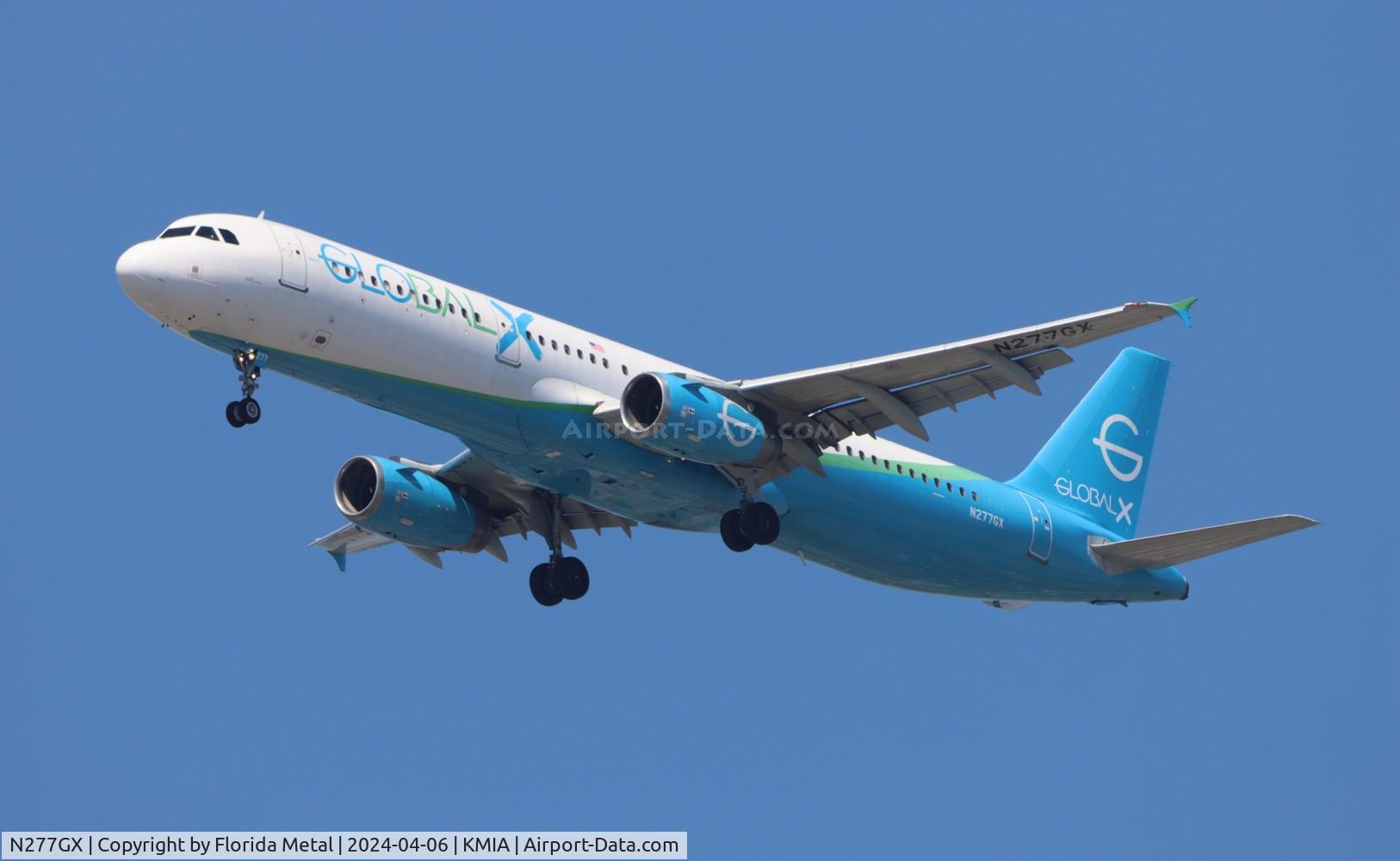 N277GX, 2005 Airbus A321-231 C/N 2480, GXA A321 zx TPA-MIA