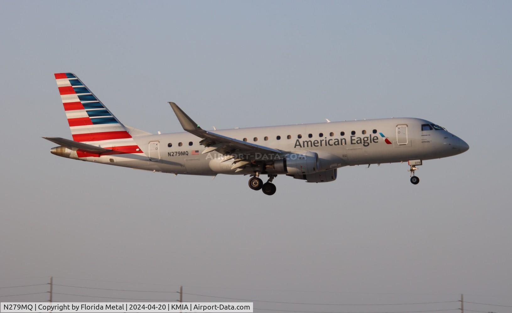 N279MQ, 2019 Embraer 175LR (ERJ-170-200LR) C/N 17000788, ENY/AE E175 zx BNA-MIA