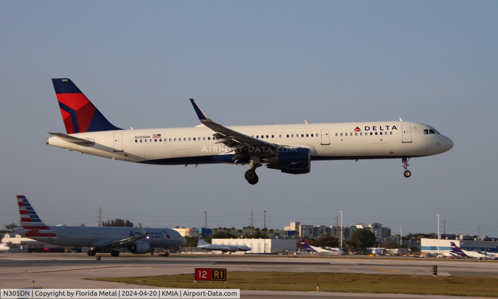 N305DN, 2016 Airbus A321-211 C/N 7149, DAL A321 zx LGA-MIA
