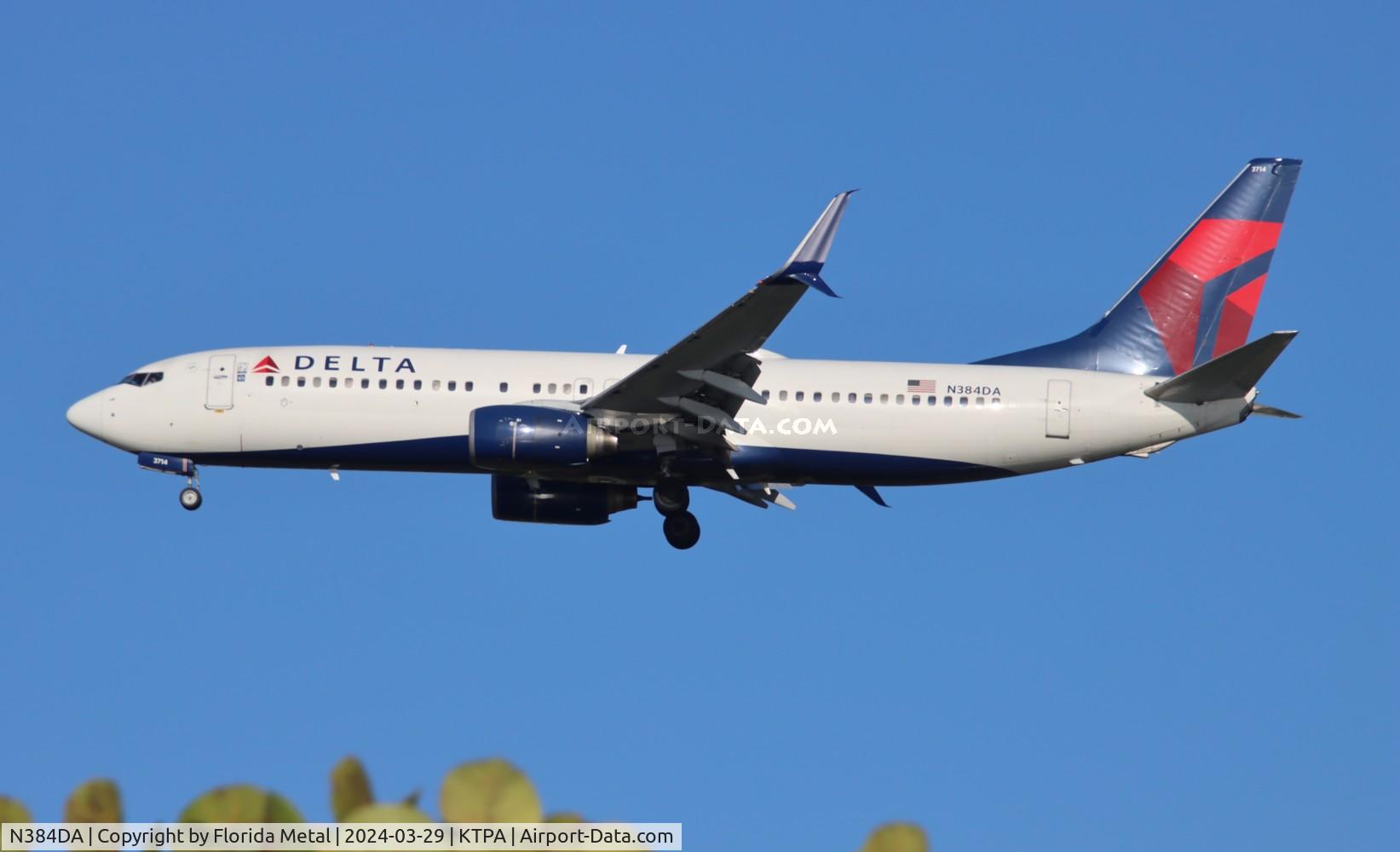 N384DA, 1999 Boeing 737-832 C/N 30347, DAL 738 zx CVG-TPA