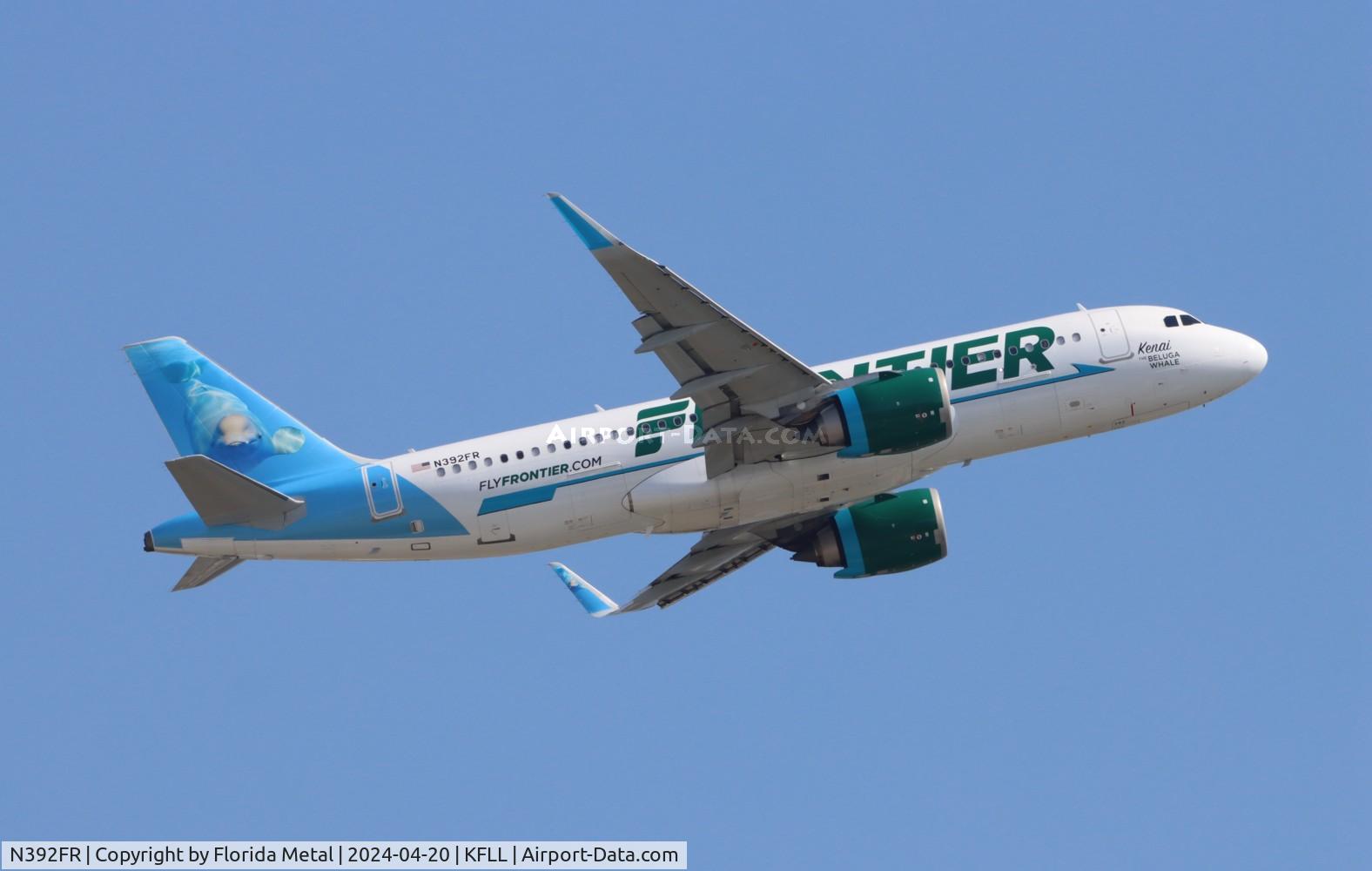 N392FR, 2022 Airbus A320-251N C/N 10833, FFT A32N Kenai zx FLL-PHL