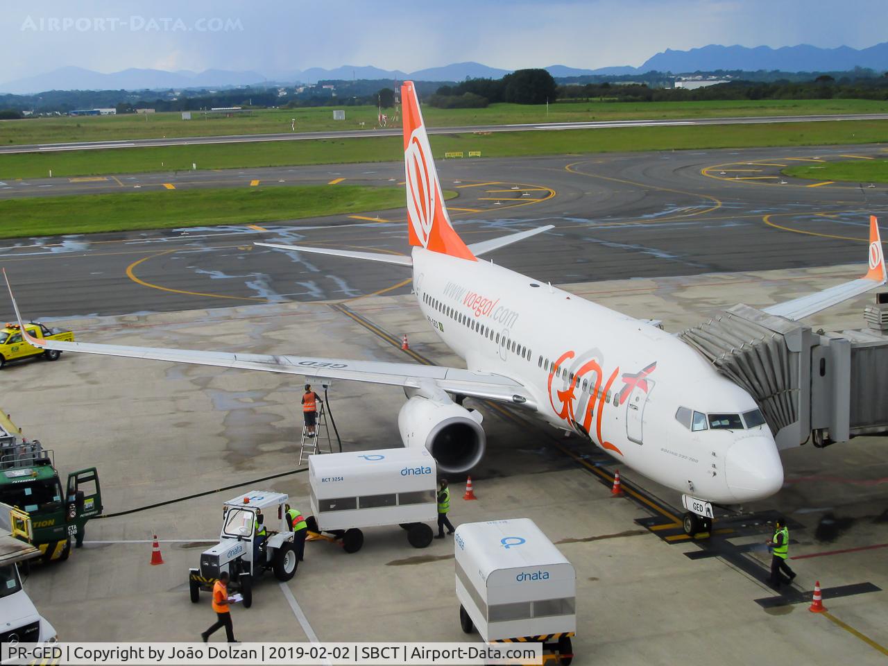 PR-GED, 2011 Boeing 737-7EH C/N 37609, Old livery.