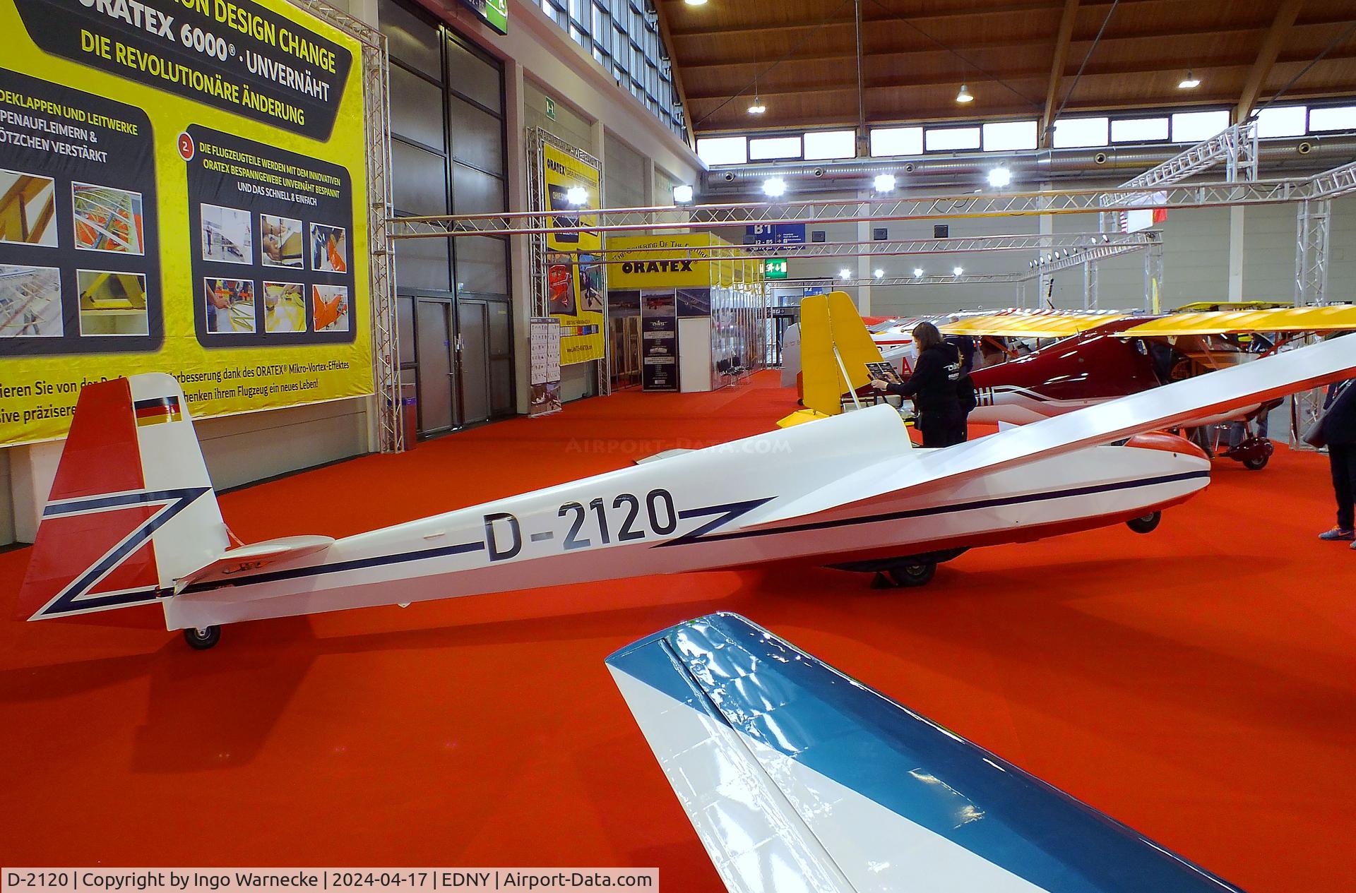 D-2120, 1973 Schleicher ASK-13 C/N 13421, Schleicher ASK-13 at the AERO 2024, Friedrichshafen