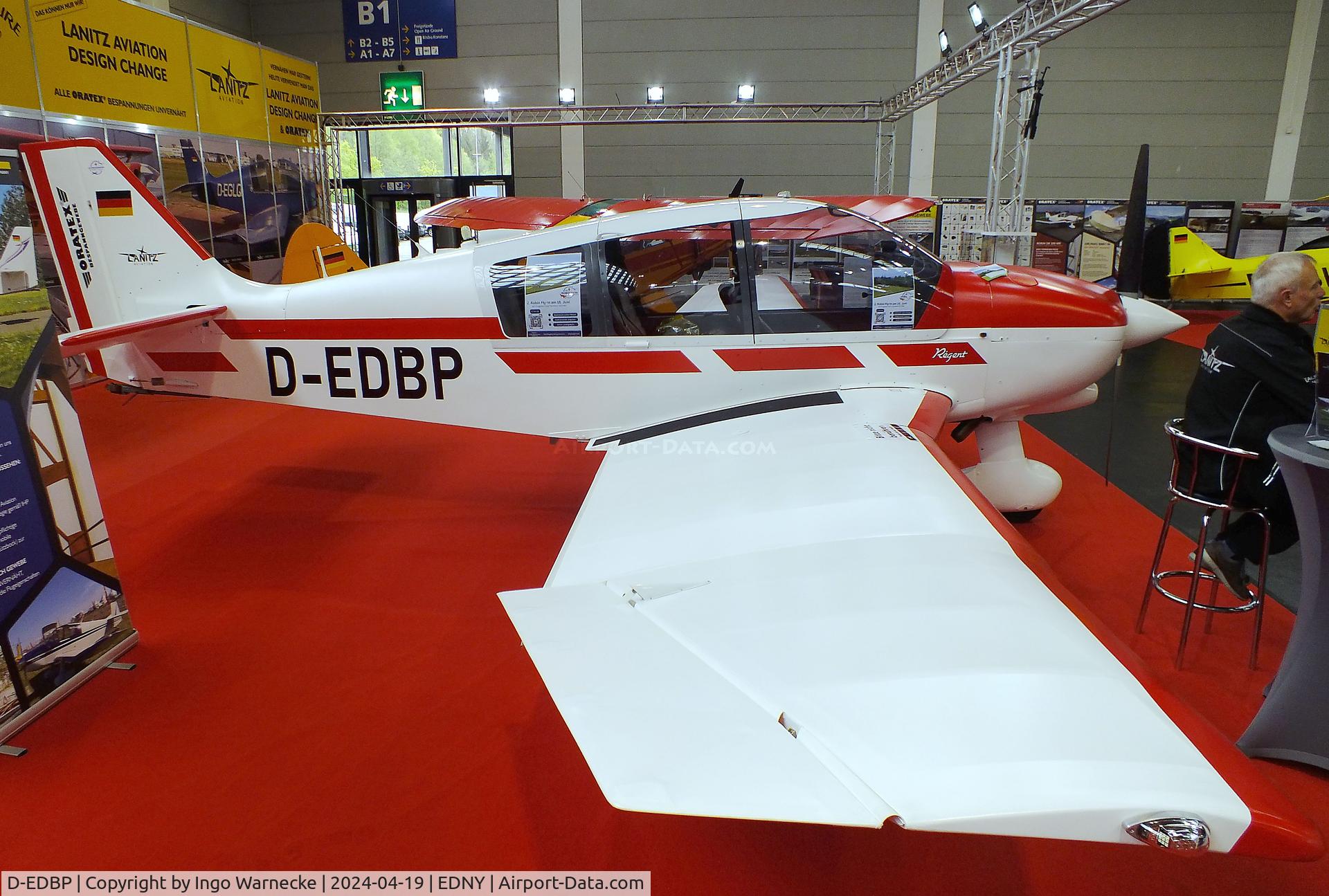 D-EDBP, Robin DR-400-180 Regent Regent C/N 2178, Robin DR.400-180 Regent at the AERO 2024, Friedrichshafen