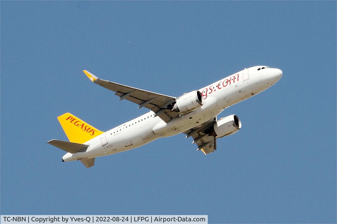 TC-NBN, 2017 Airbus A320-251N C/N 8020, Airbus A320-251N, , Climbing from rwy 09R, Roissy Charles De Gaulle airport (LFPG-CDG)