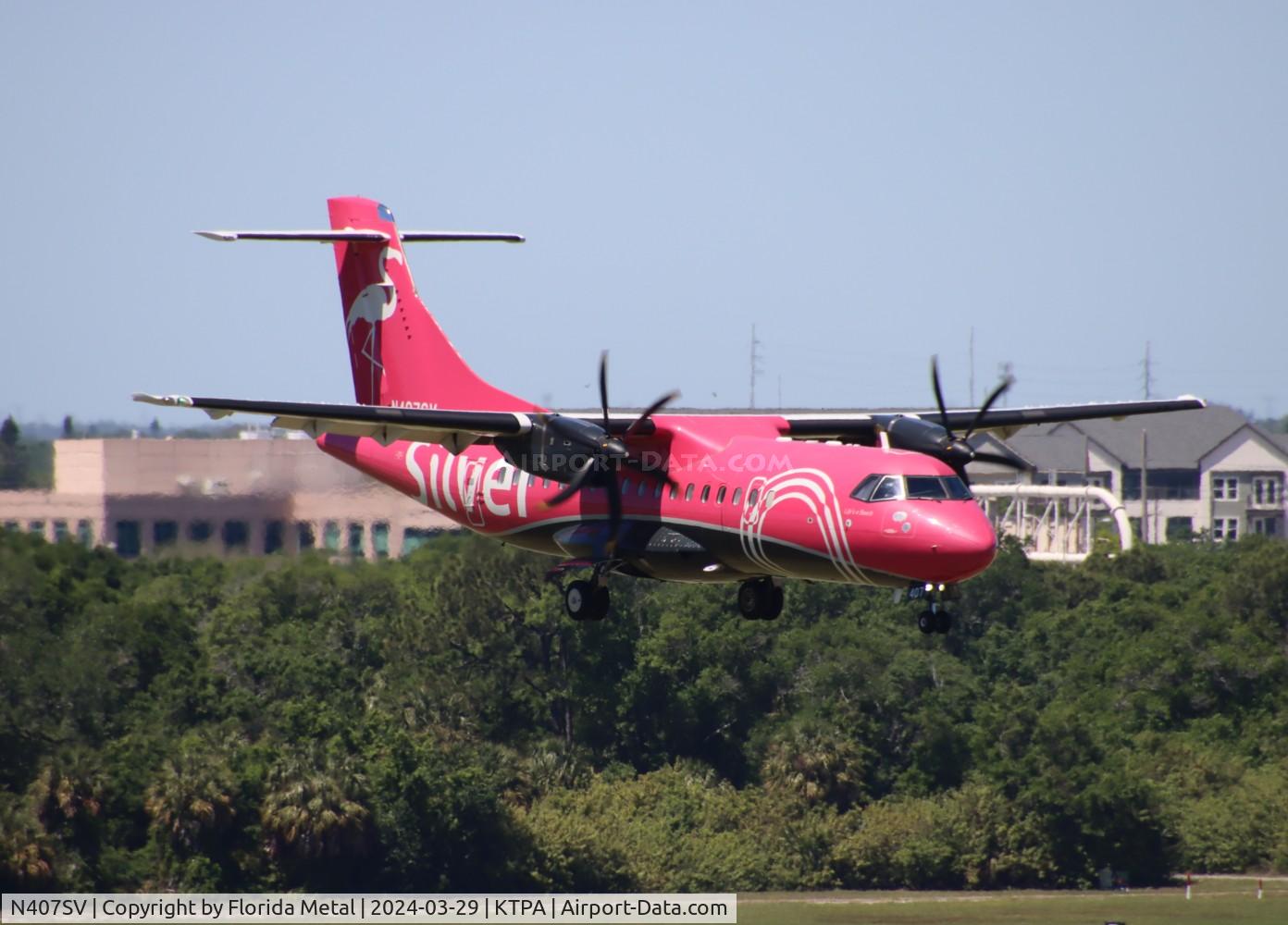 N407SV, 2019 ATR 42-600 C/N 1411, SIL ATR-42 zx PNS-TPA