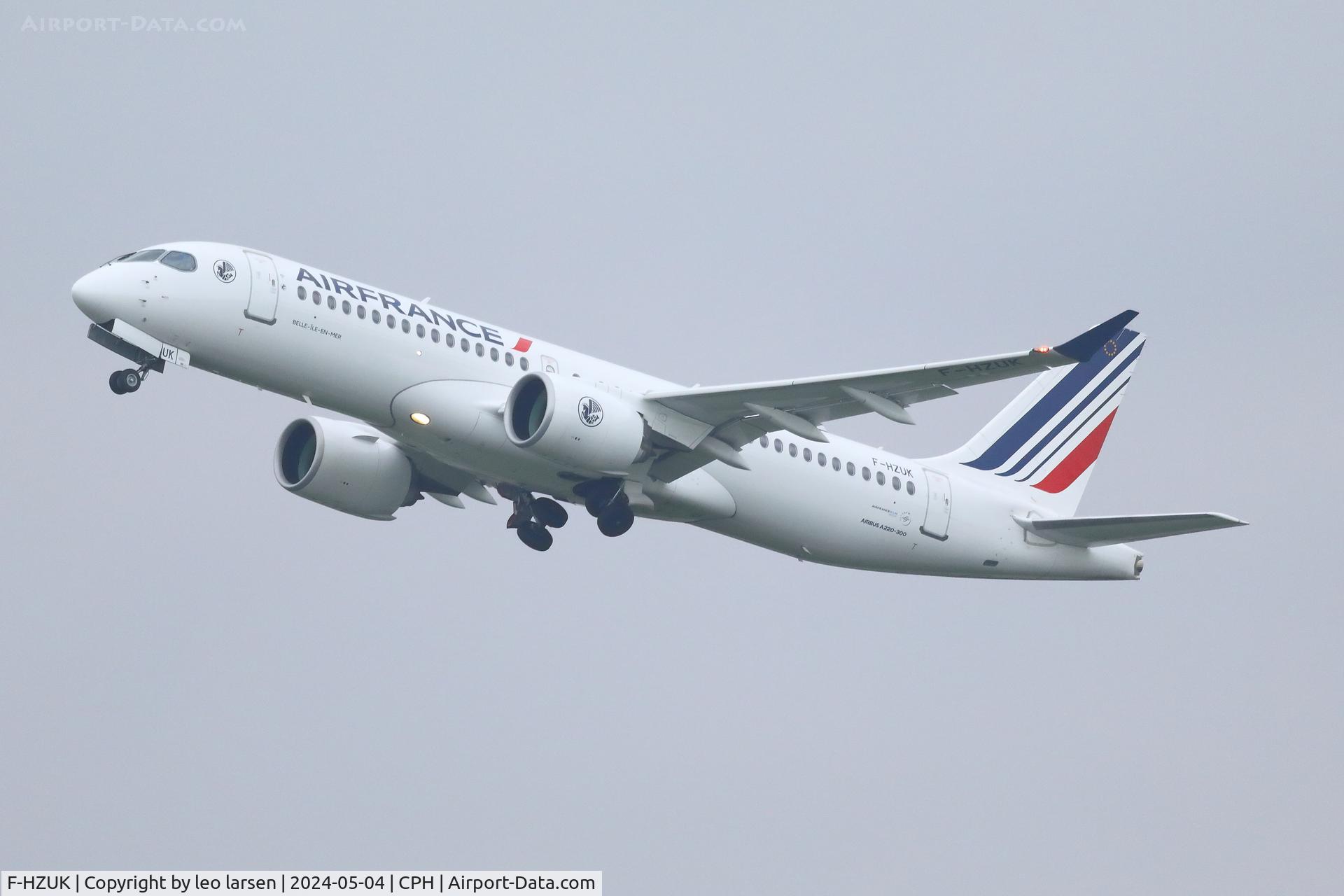 F-HZUK, 2022 Airbus A220-300 C/N 55173, Copenhagen 4.5.2024