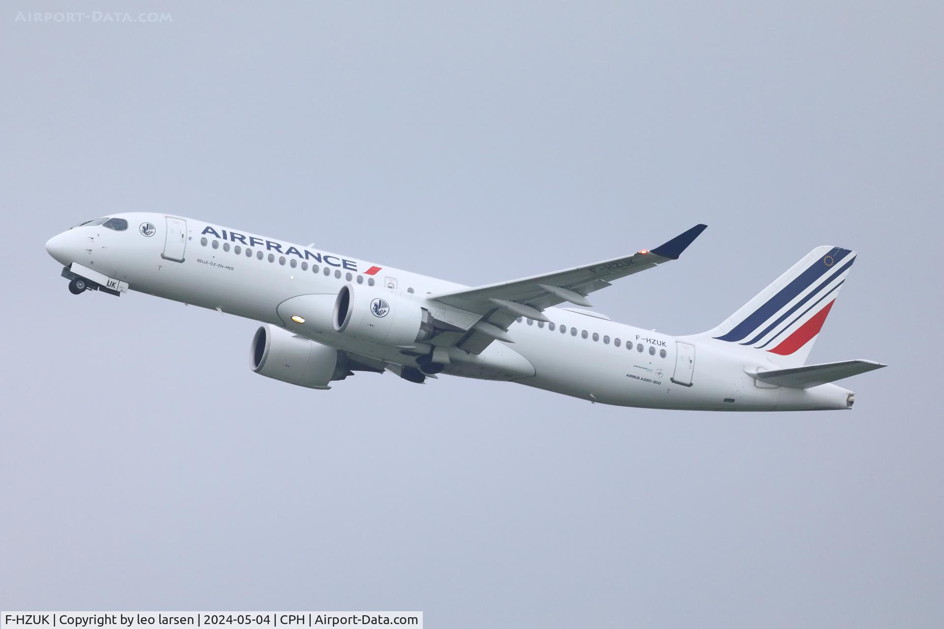 F-HZUK, 2022 Airbus A220-300 C/N 55173, Copenhagen 4.5.2024