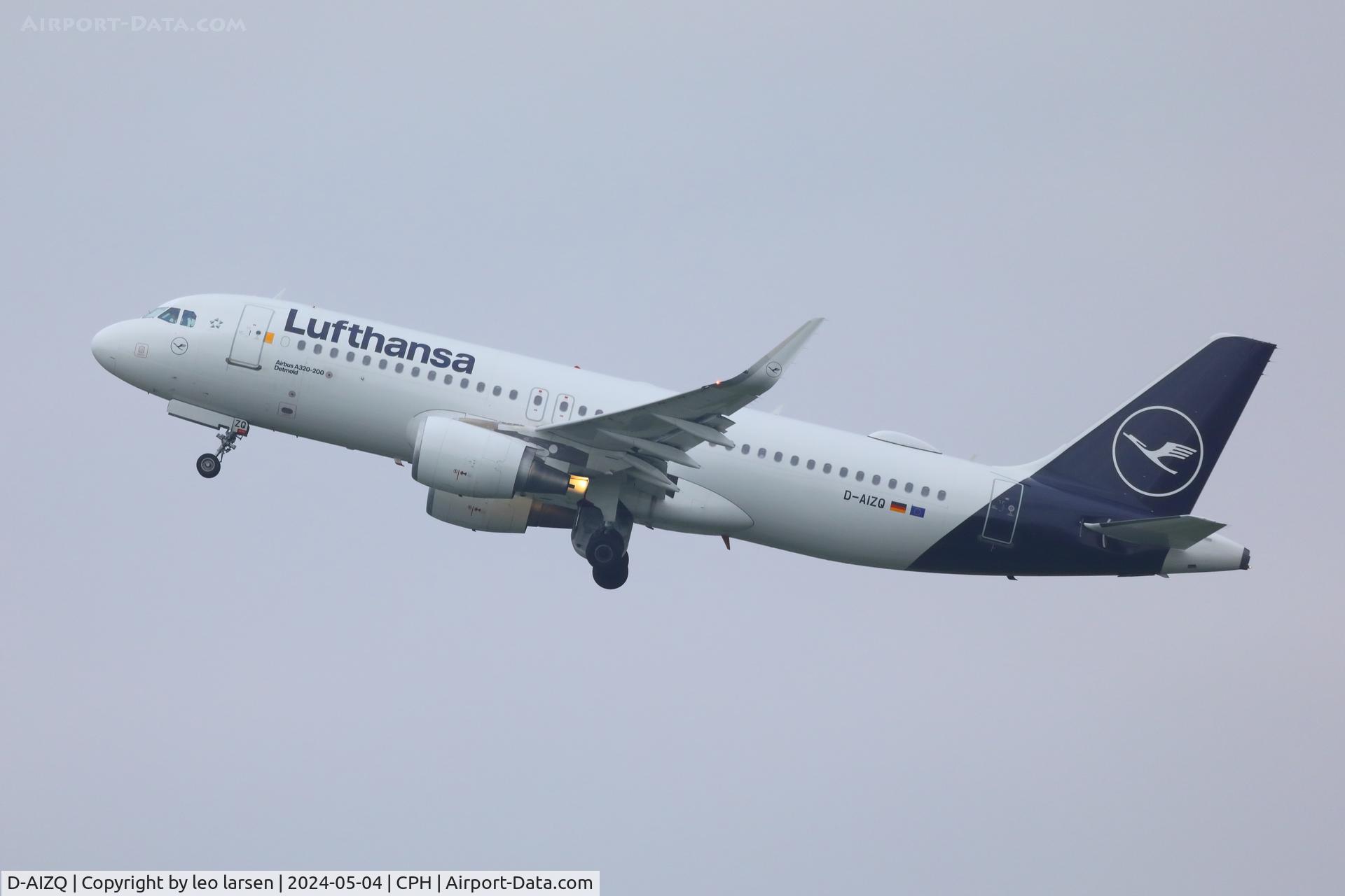 D-AIZQ, 2013 Airbus A320-214 C/N 5497, Copenhagen 4.5.2024