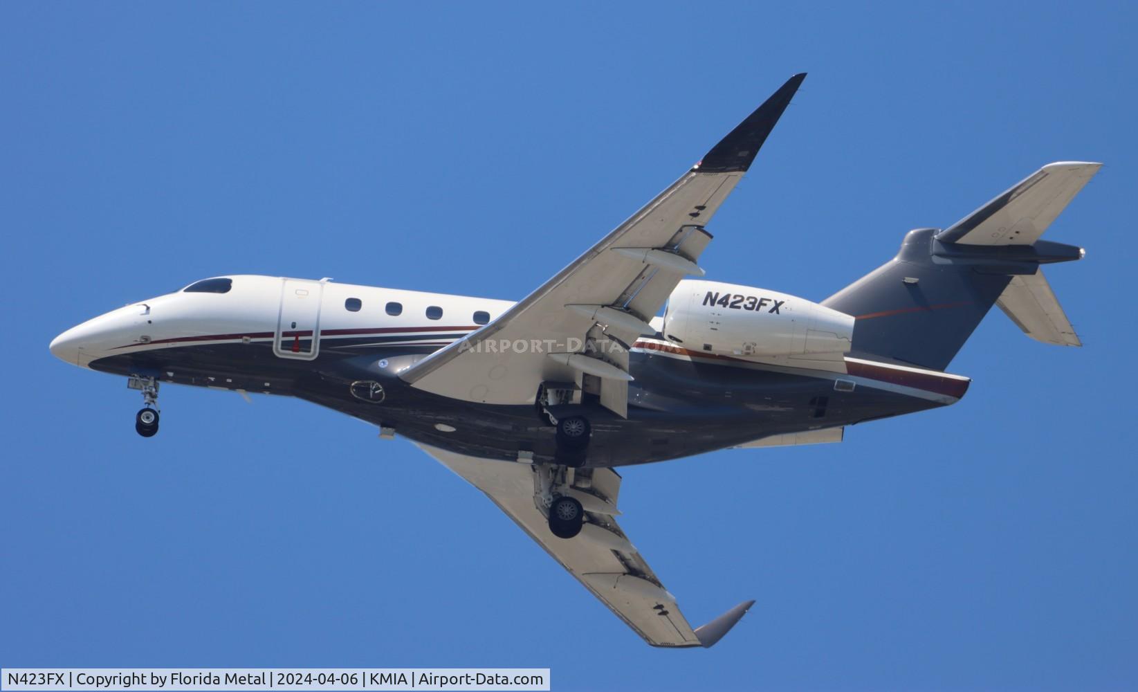 N423FX, 2019 Embraer EMB-545 Legacy 450 C/N 55010055, Praetor 500 zx PVD-MIA