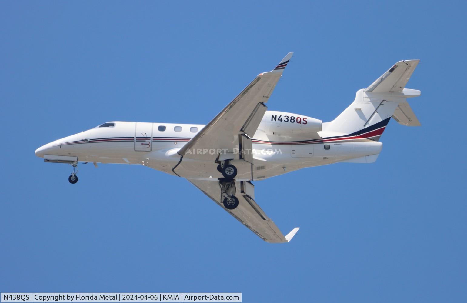 N438QS, 2019 Embraer EMB-505 Phenom 300 C/N 50500531, Phenom 300 zx LIR /MRLB - MIA  in from Liberia Costa Rica