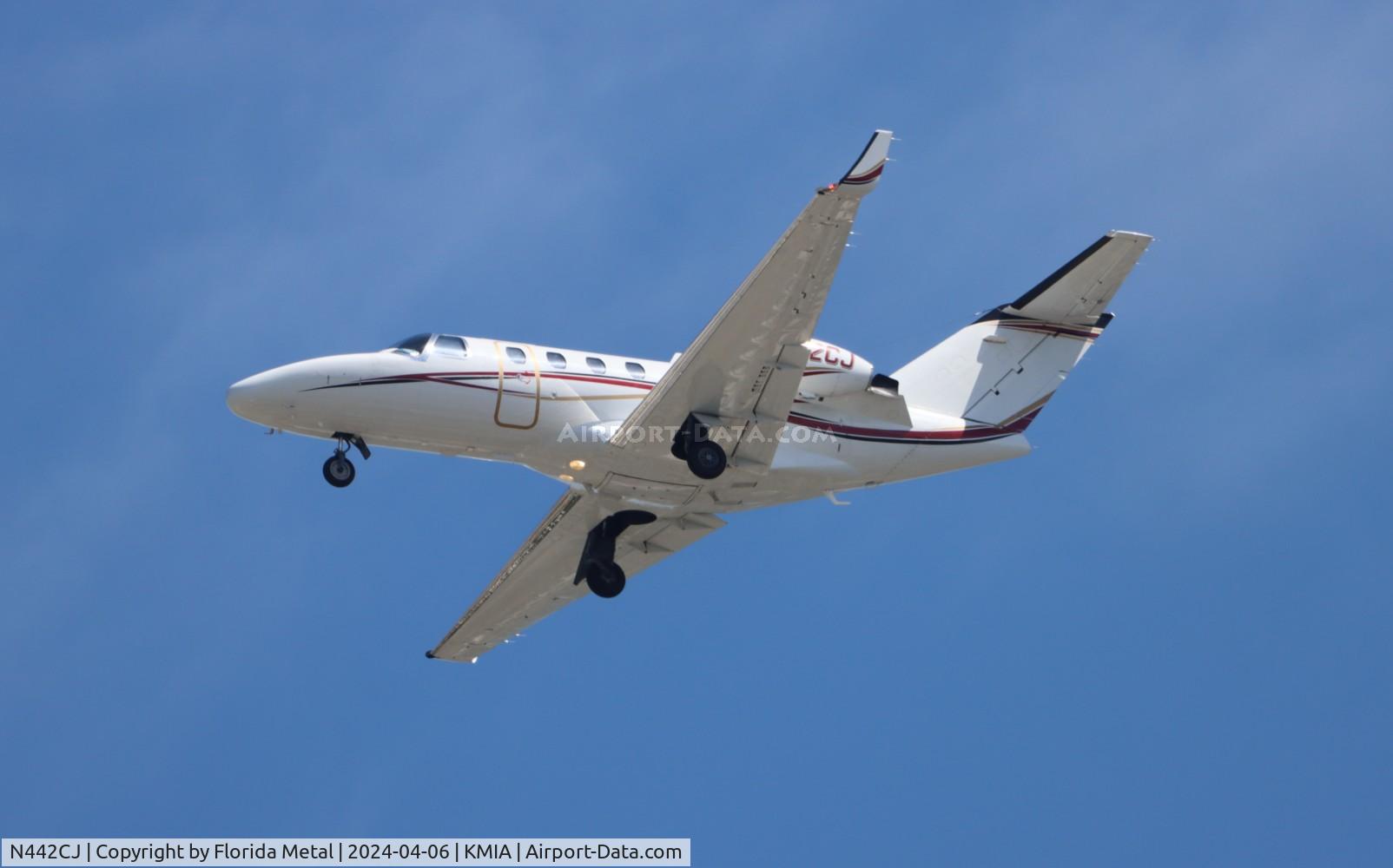 N442CJ, 2002 Cessna 525 CitationJet Cj1 C/N 525-0491, C525 zx RDU-MIA