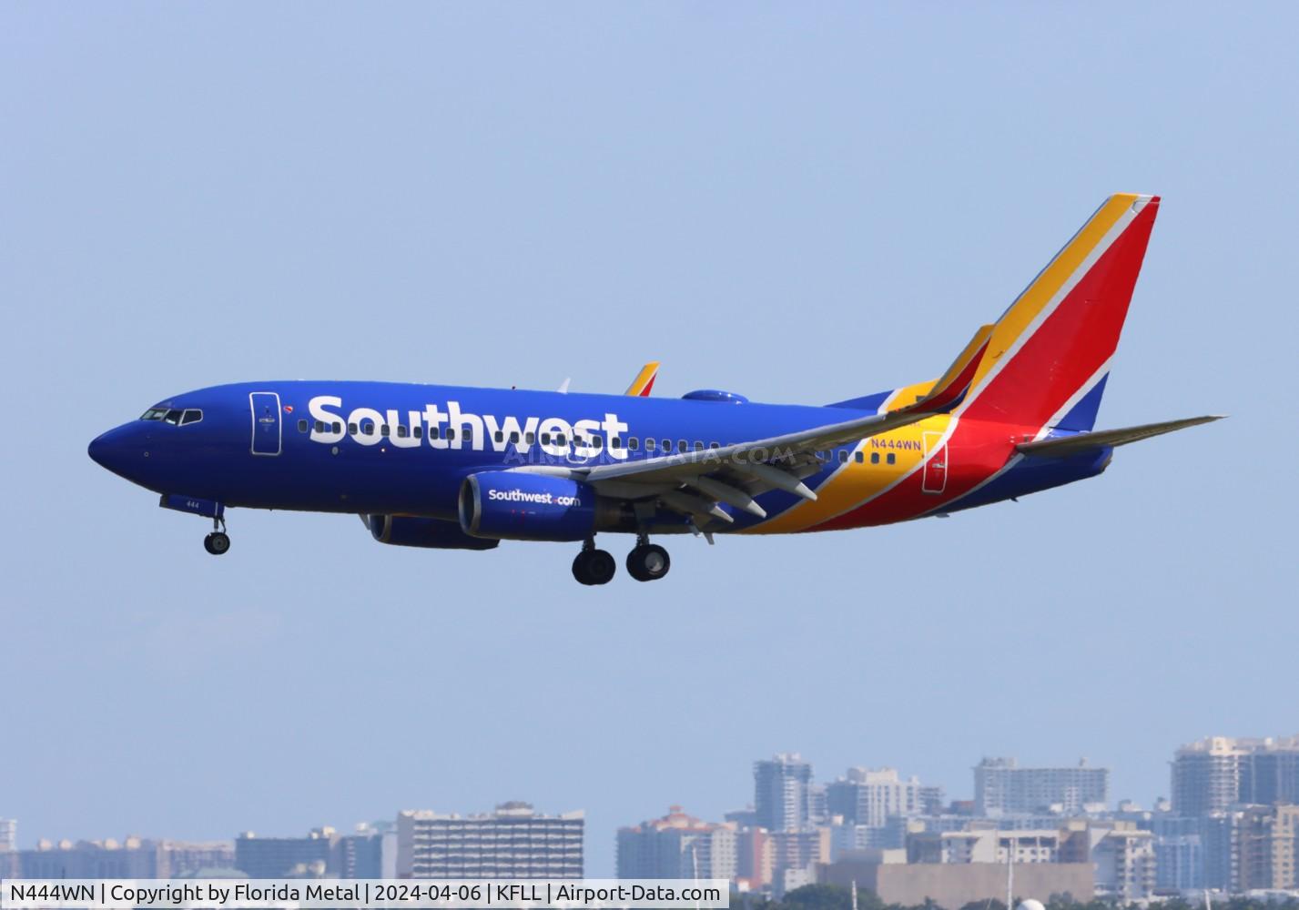 N444WN, 2003 Boeing 737-7H4 C/N 29839, SWA 737 zx BWI-FLL