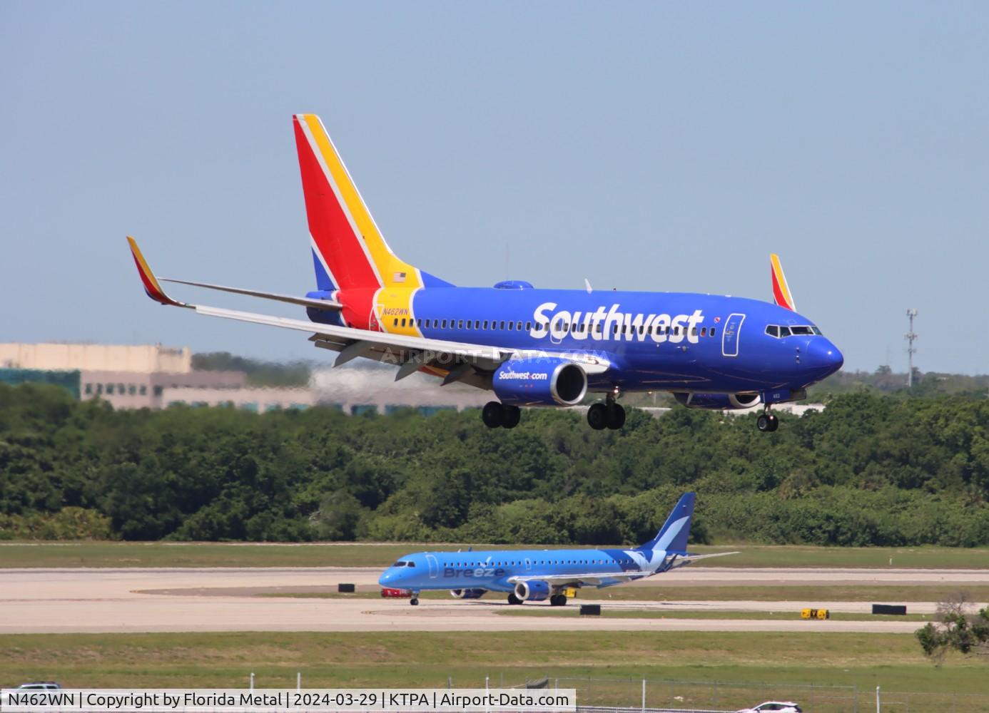 N462WN, 2004 Boeing 737-7H4 C/N 32466, SWA 737 zx IND-TPA