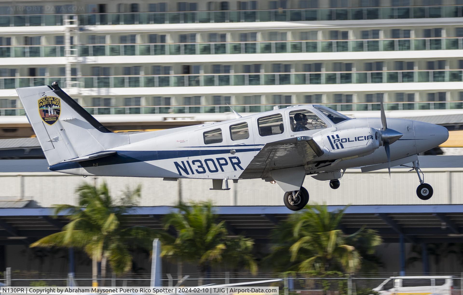 N130PR, Beechcraft G58 Baron C/N TH-2338, Departure on runway 9