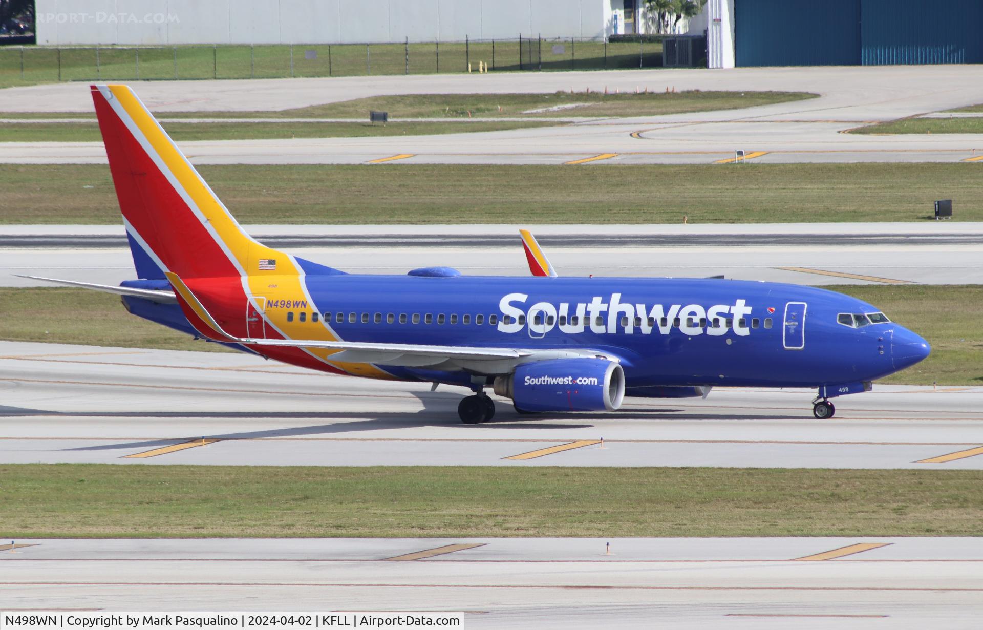 N498WN, 2005 Boeing 737-7H4 C/N 32480, Boeing 737-7H4