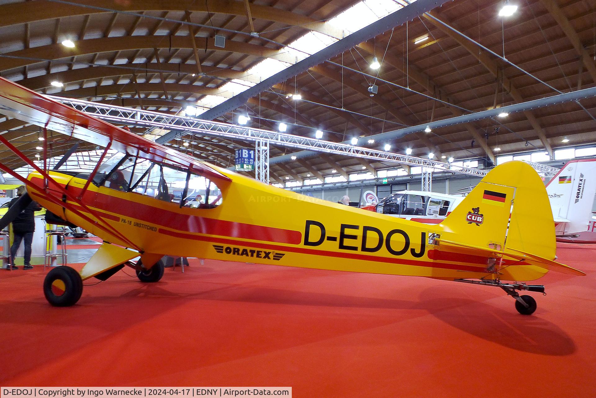 D-EDOJ, 1962 Piper PA 18-150 Super Cub C/N 18-7803, Piper PA-18-150 Super Cub at the AERO 2024, Friedrichshafen