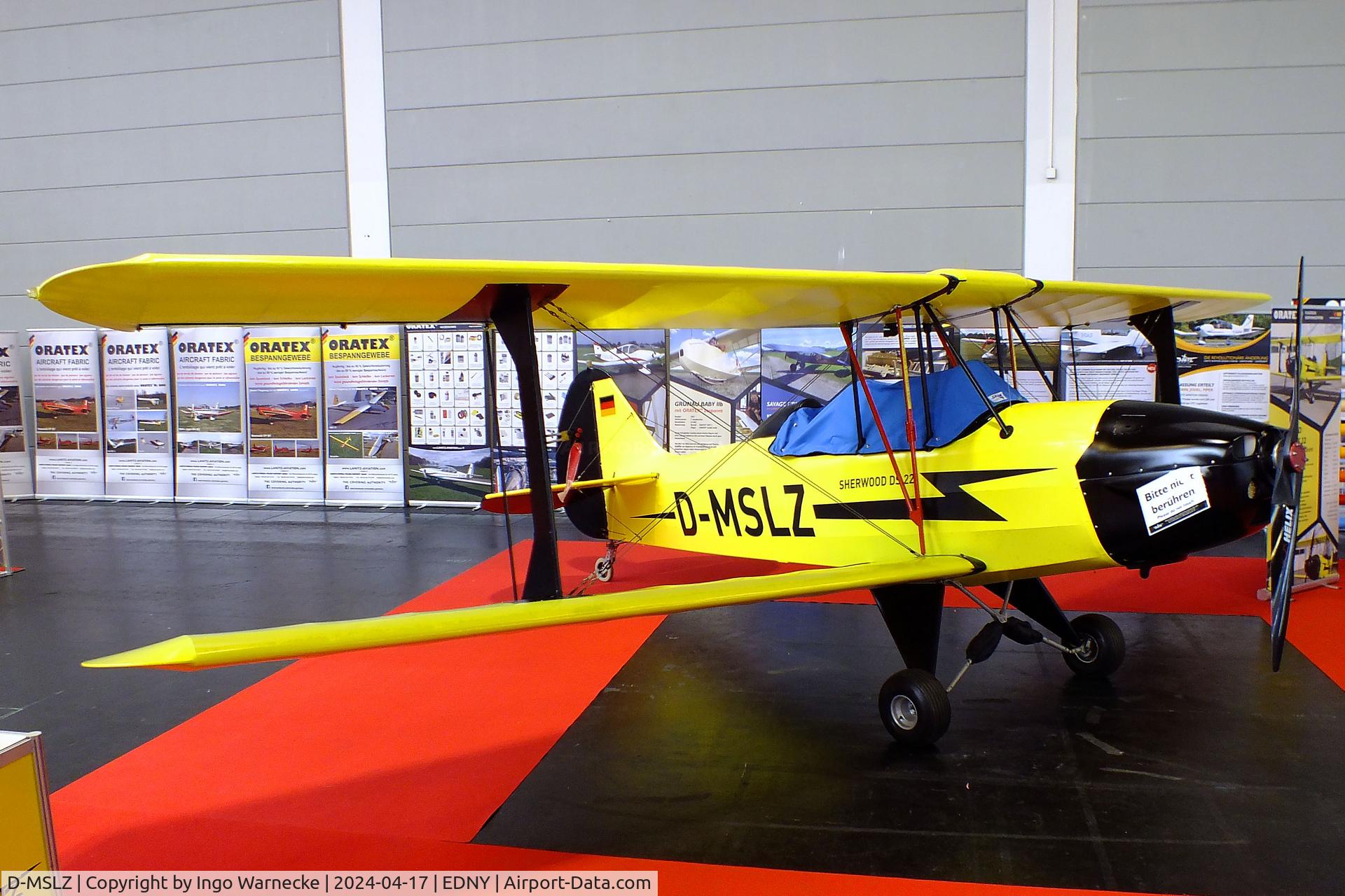 D-MSLZ, Tiger Cub Developments Sherwood Ranger RL-5 C/N Not found D-MSLZ, Tiger Cub Developments Sherwood Ranger DS 22 at the AERO 2024, Friedrichshafen