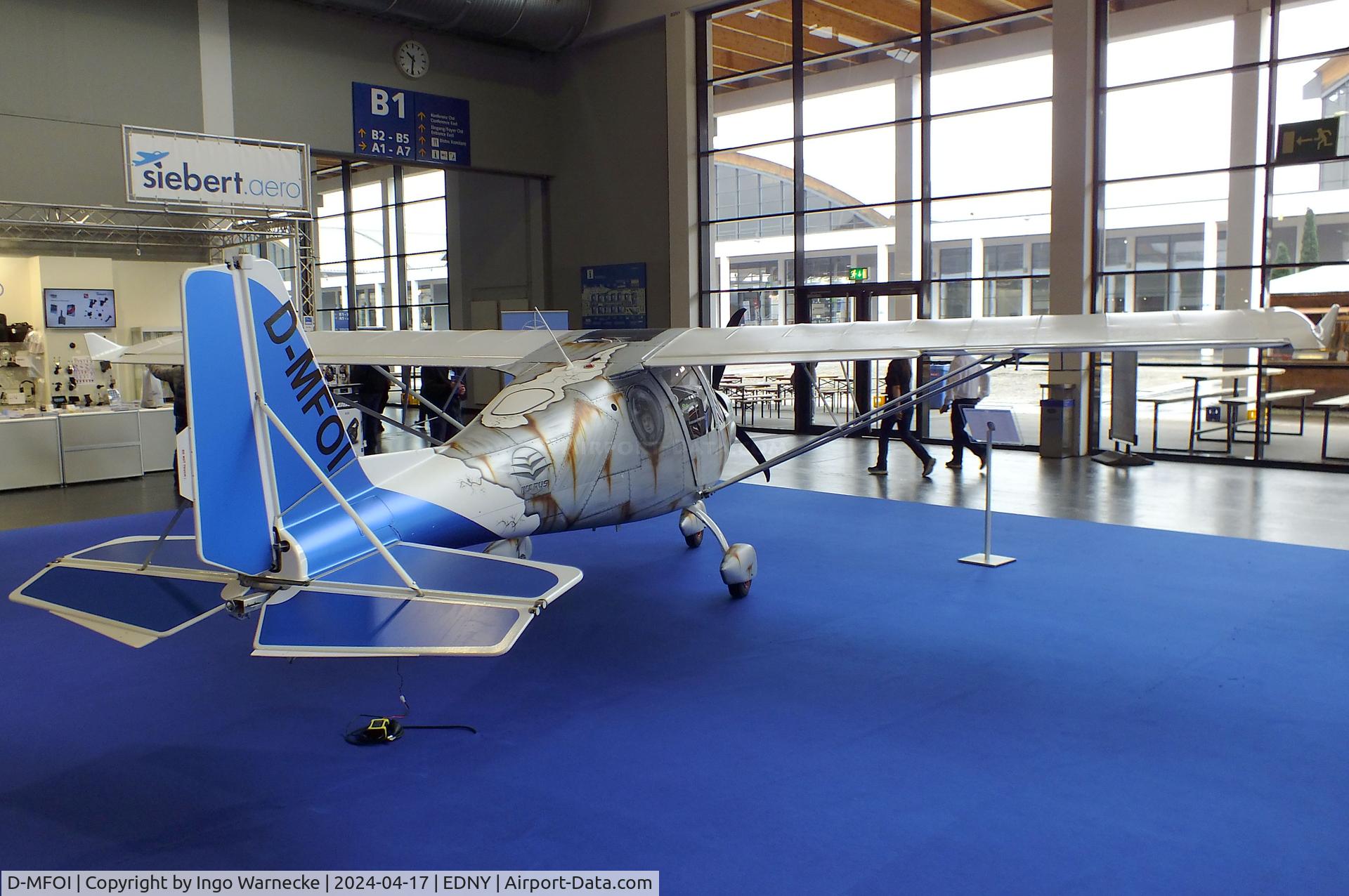 D-MFOI, Comco Ikarus C-42CS Cyclone C/N Unknown, Comco Ikarus C42CS Cyclone at the AERO 2024, Friedrichshafen