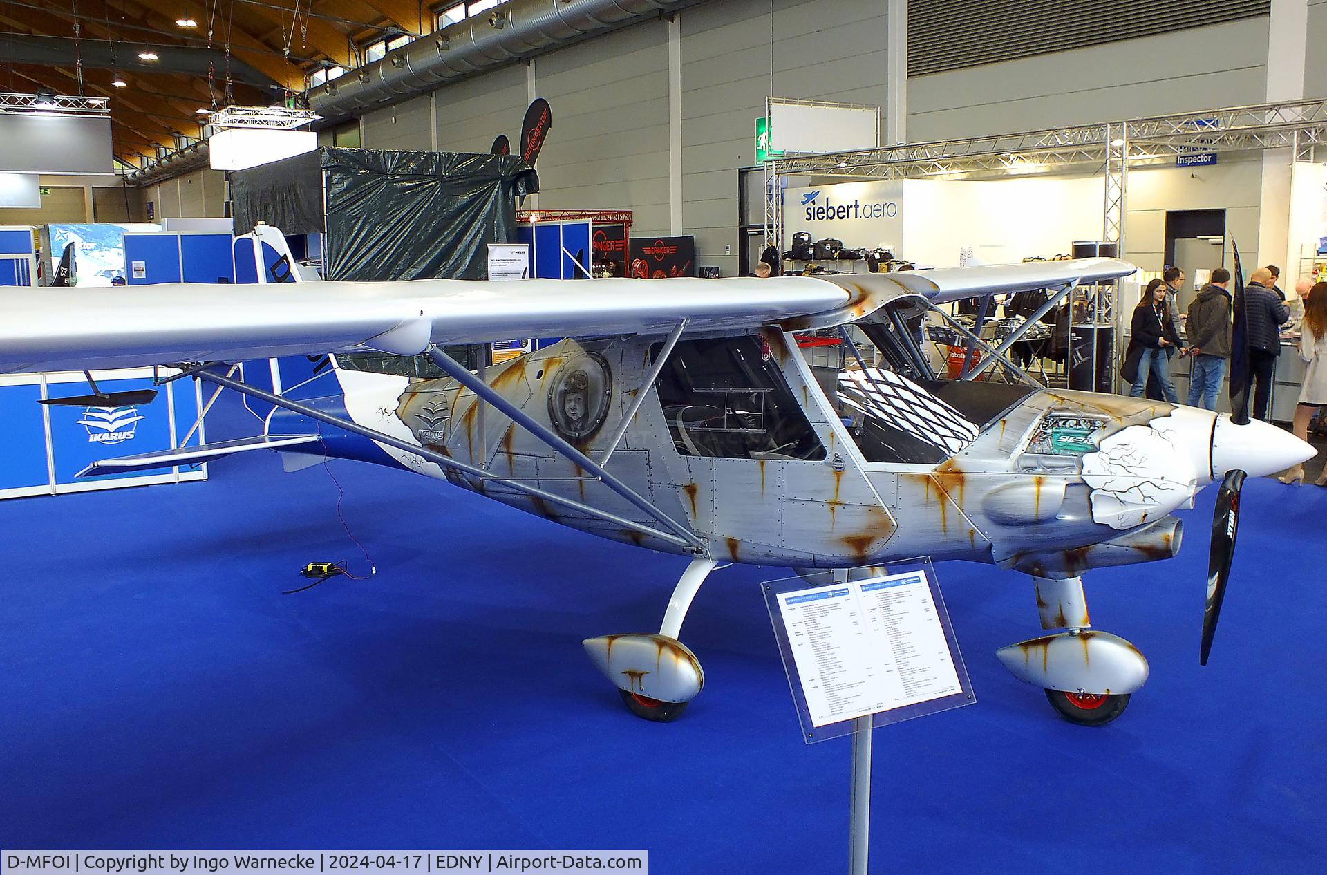 D-MFOI, Comco Ikarus C-42CS Cyclone C/N Unknown, Comco Ikarus C42CS Cyclone at the AERO 2024, Friedrichshafen