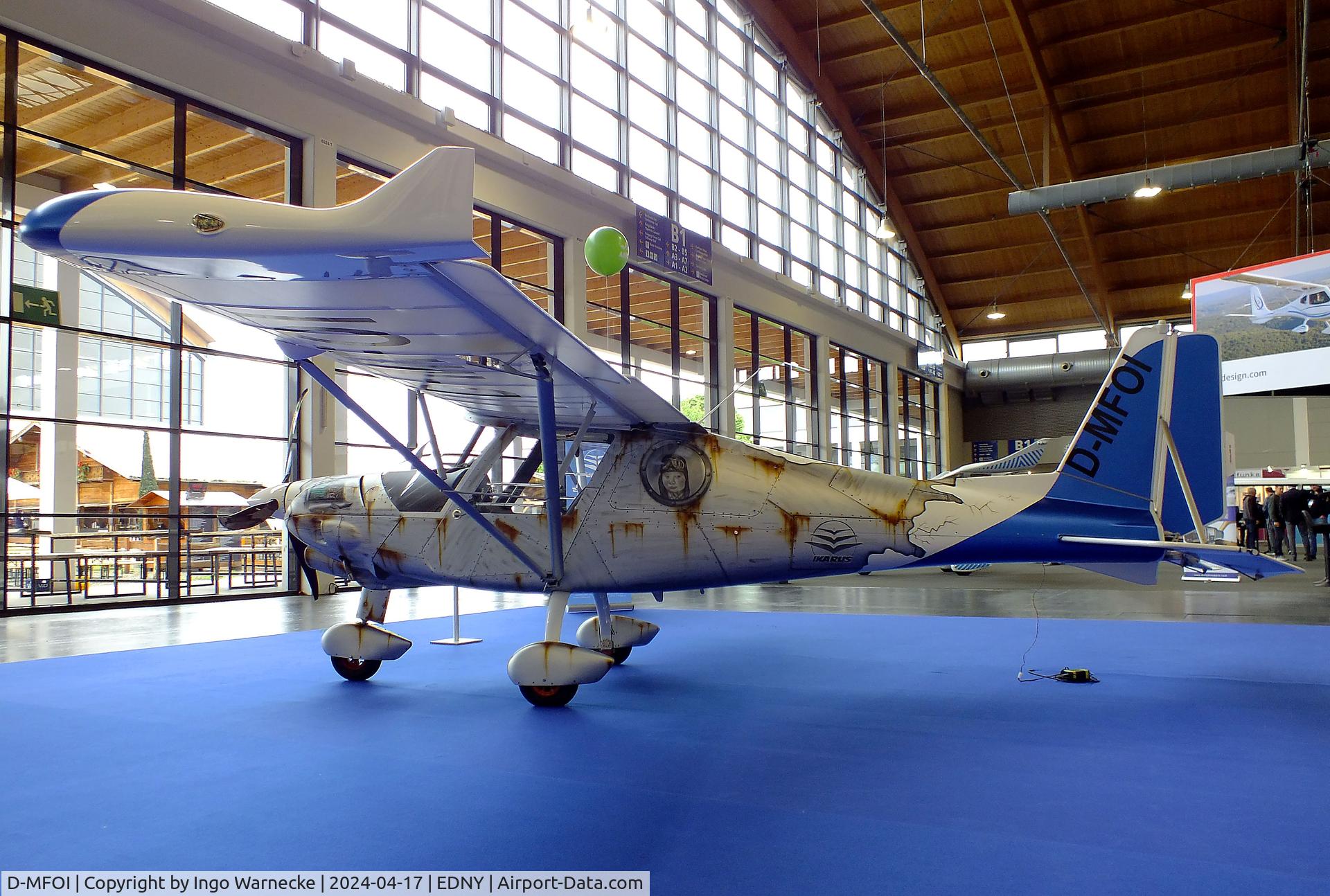 D-MFOI, Comco Ikarus C-42CS Cyclone C/N Unknown, Comco Ikarus C42CS Cyclone at the AERO 2024, Friedrichshafen