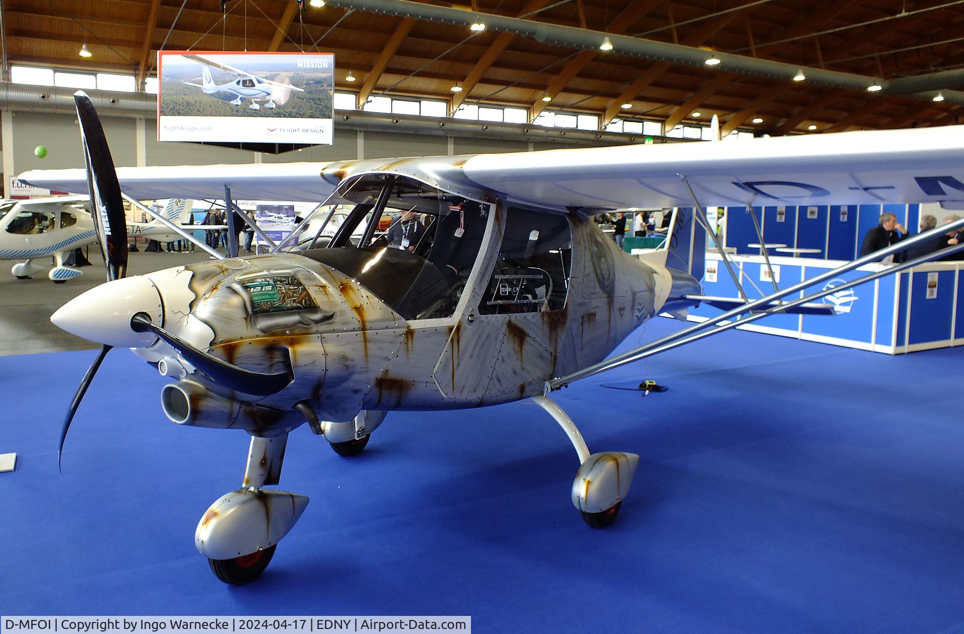 D-MFOI, Comco Ikarus C-42CS Cyclone C/N Unknown, Comco Ikarus C42CS Cyclone at the AERO 2024, Friedrichshafen