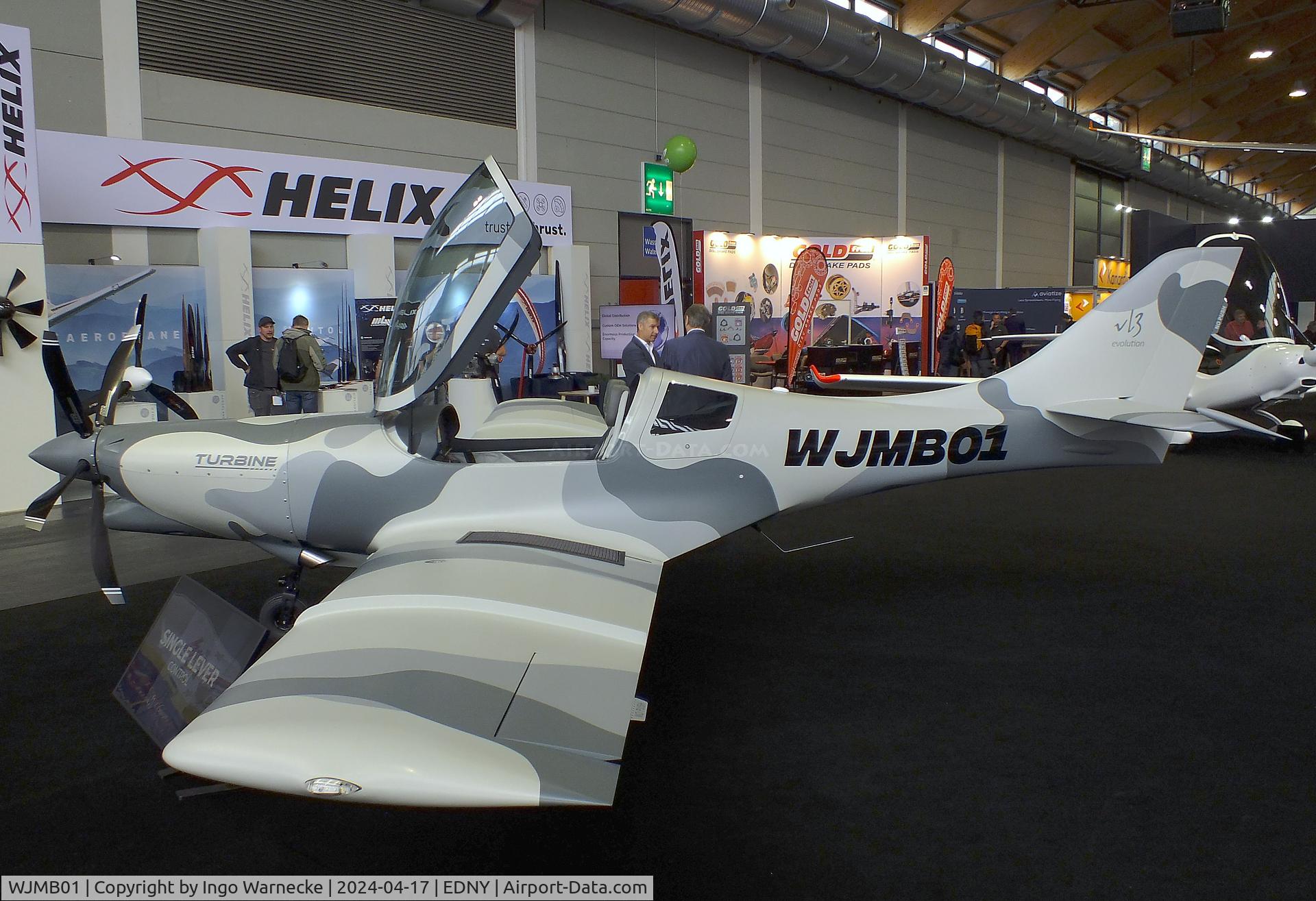 WJMB01, 2022 JMB Aircraft VL-3 Turbine C/N 001, Aveco / JMB VL-3 Turbine prototype at the AERO 2024, Friedrichshafen