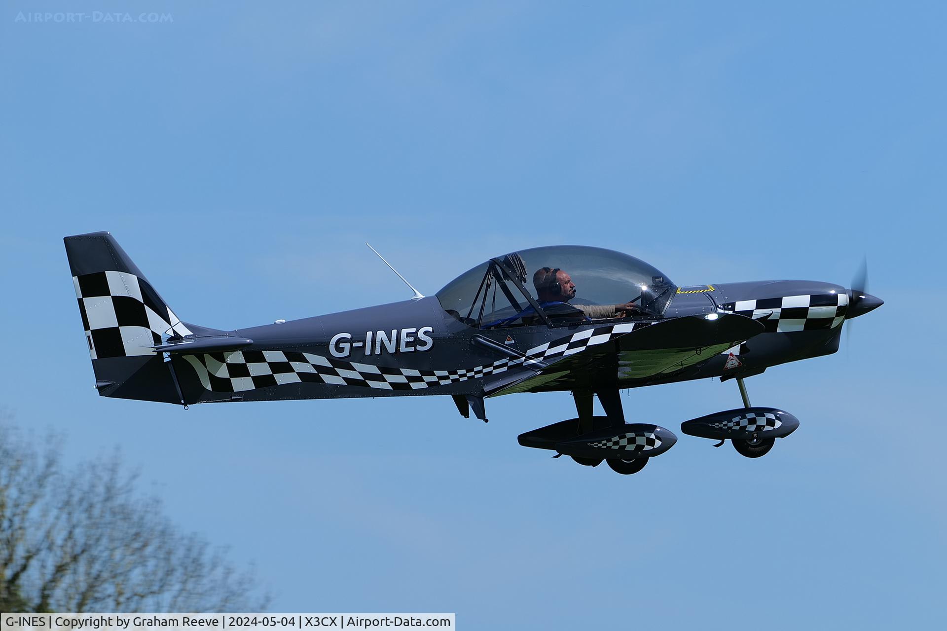 G-INES, 2017 Zenair CH650B C/N LAA 375-15490, Departing from Northrepps.
