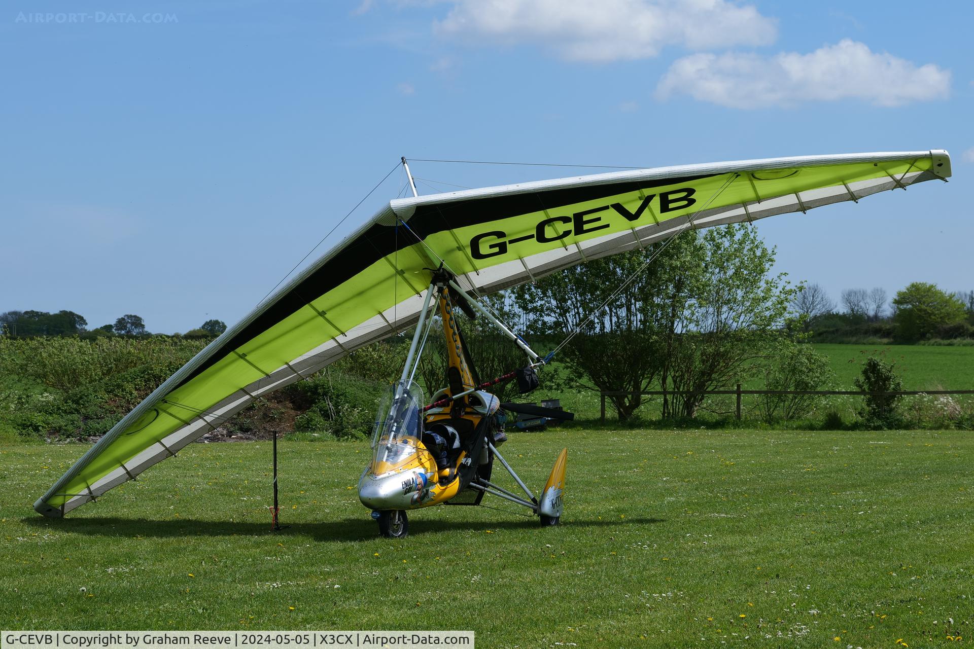 G-CEVB, 2007 P&M Aviation Quik GT450 C/N 8315, Parked at Northrepps.