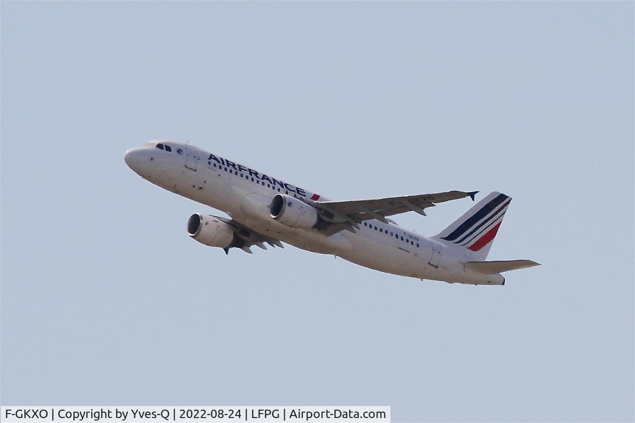 F-GKXO, 2008 Airbus A320-214 C/N 3420, Airbus A320-214, Climbing from rwy 08L, Roissy Charles De Gaulle airport (LFPG-CDG)