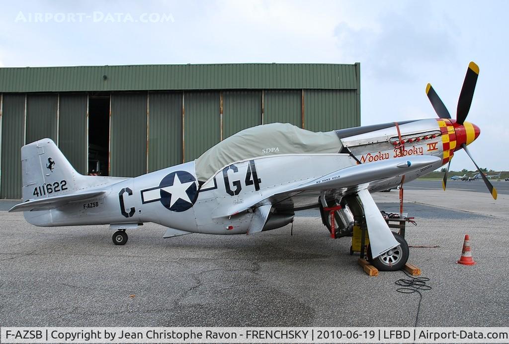 F-AZSB, 1944 North American P-51D Mustang C/N 122-40967, « Nooky Booky »