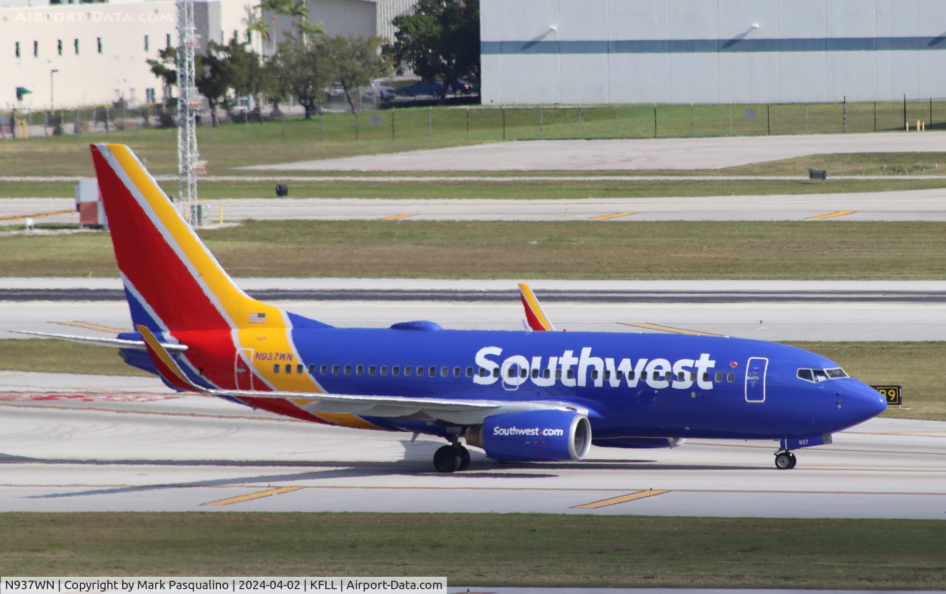 N937WN, 2009 Boeing 737-7H4 C/N 36644, Boeing 737-7H4