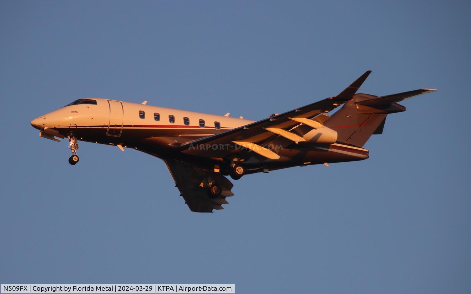 N509FX, 2023 Bombardier Challenger 350 (BD-100-1A10) C/N 20953, Challenger 350 zx PDK-TPA