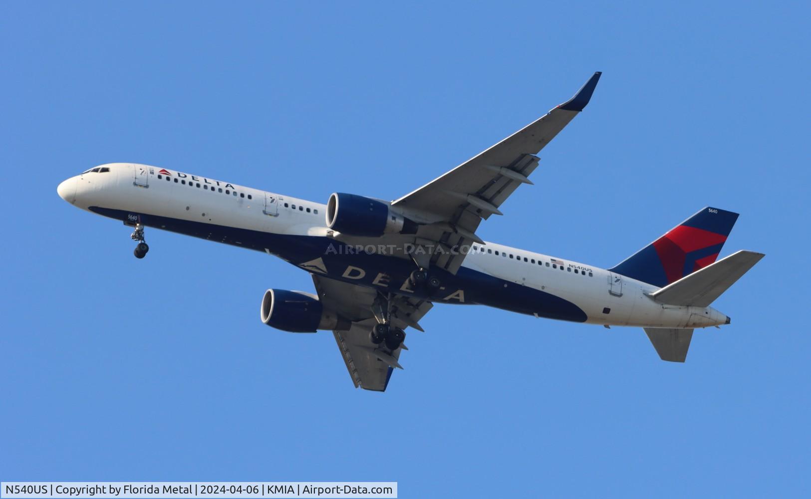 N540US, 1996 Boeing 757-251 C/N 26487, DAL 752 zx ATL-MIA