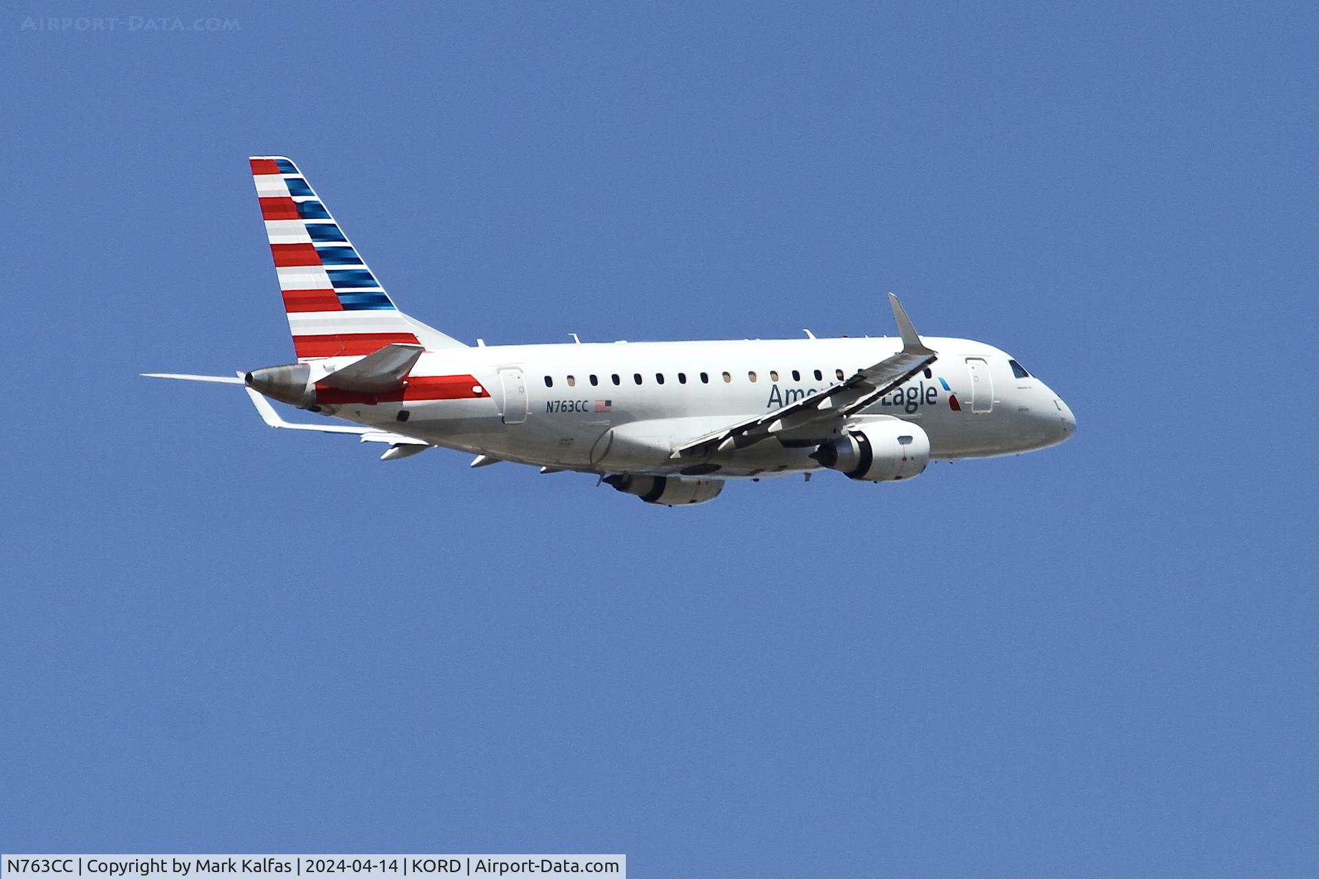 N763CC, 2009 Embraer 170STD (ERJ-170-100STD) C/N 17000300, E170 Envoy/ American Eagle EMBRAER ERJ 170-100 STD N763CC ENY3707 ORD-PIT
