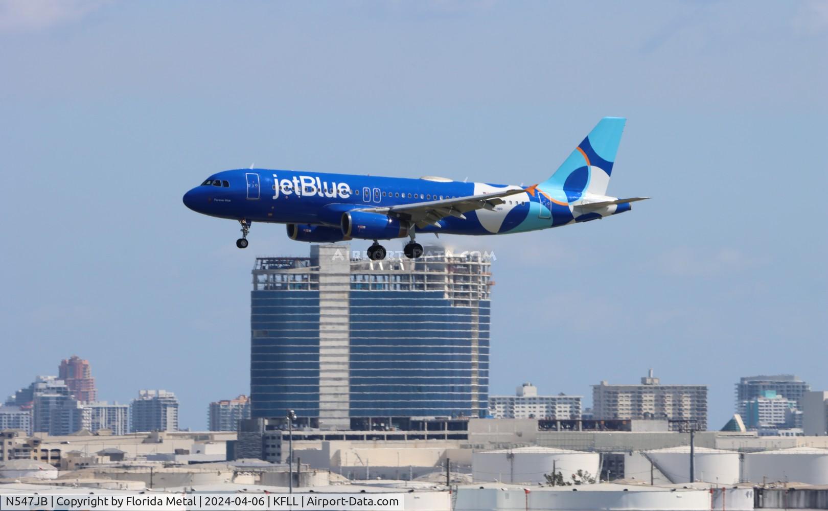 N547JB, 2002 Airbus A320-232 C/N 1849, JBU A320 nc zx BOS-FLL