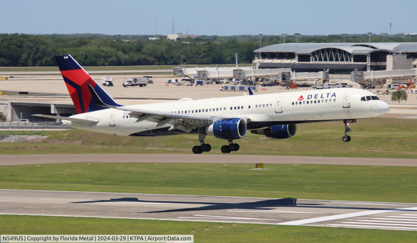 N549US, 1996 Boeing 757-251 C/N 26496, DAL 752 zx ATL-TPA