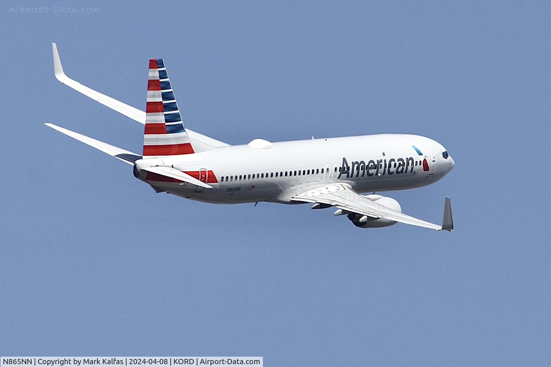 N865NN, 2010 Boeing 737-823 C/N 29554, B738 American Airlines Boeing 737-823 N865NN AAL553  ORD-PBI departing 10C KORD