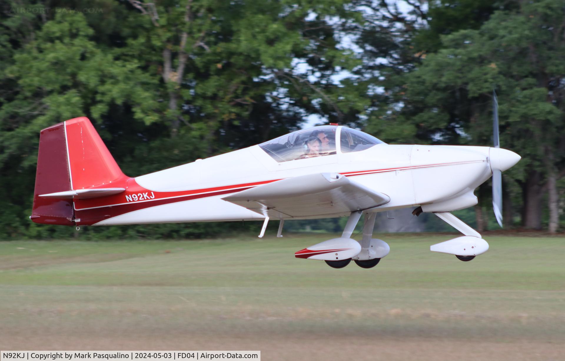 N92KJ, 1996 Vans RV-6A C/N 21721, Vans RV-6A