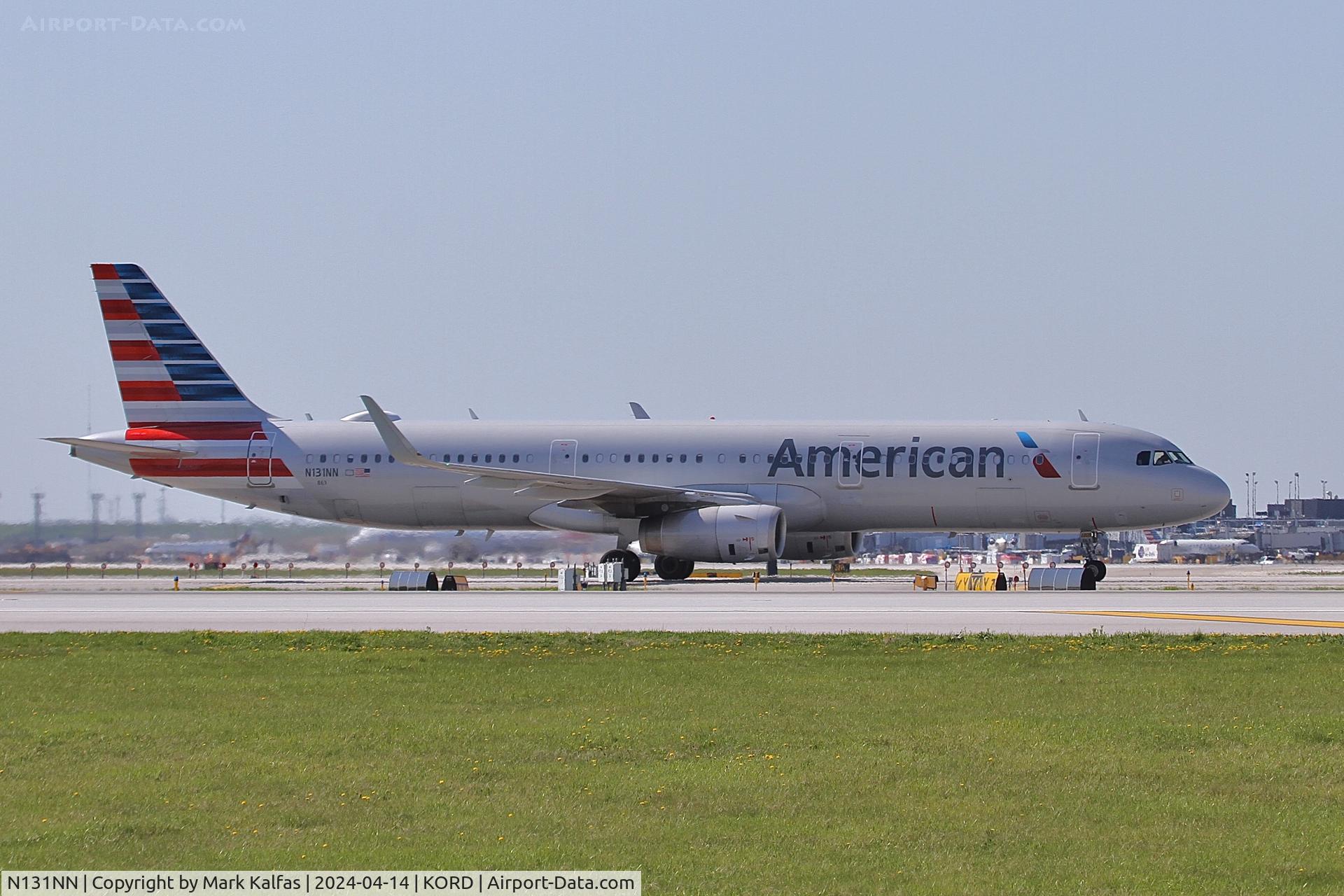 N131NN, 2014 Airbus A321-231 C/N 6472, A321 American Airlines Airbus A321-231 N131NN
AAL2119 from MCO arriving at ORD